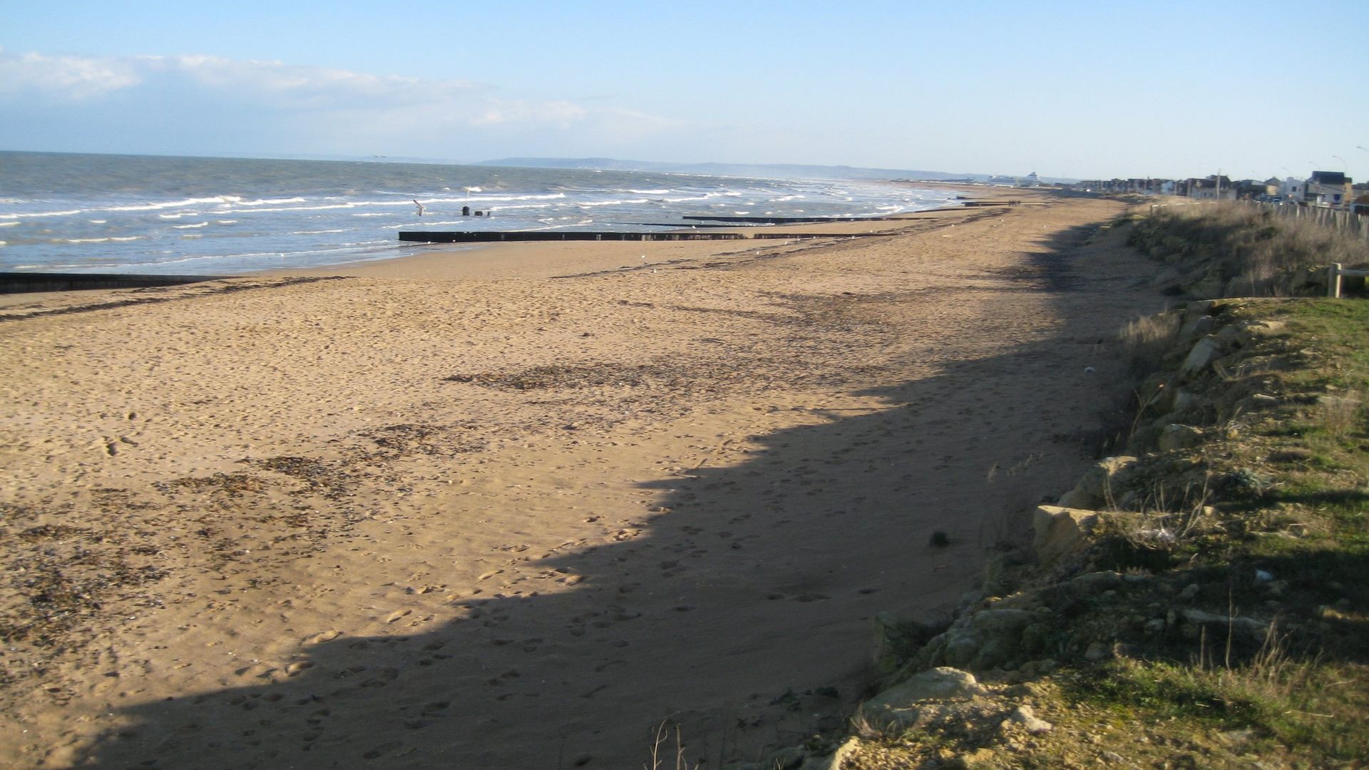 La plage de Colleville-Montgomery