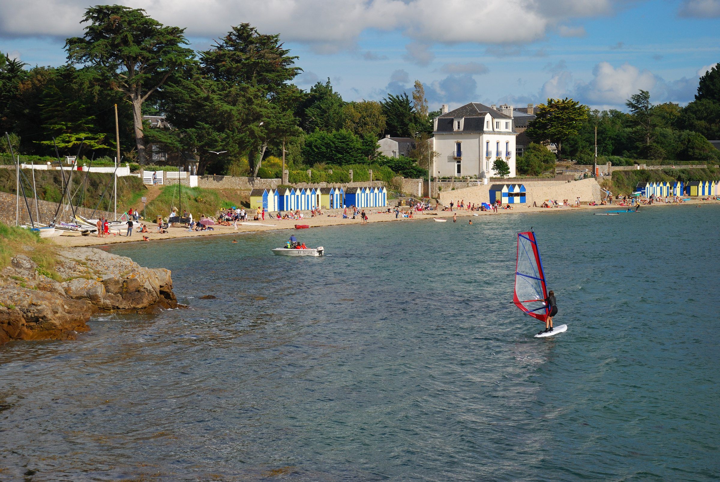 La plage de Île-aux-Moines
