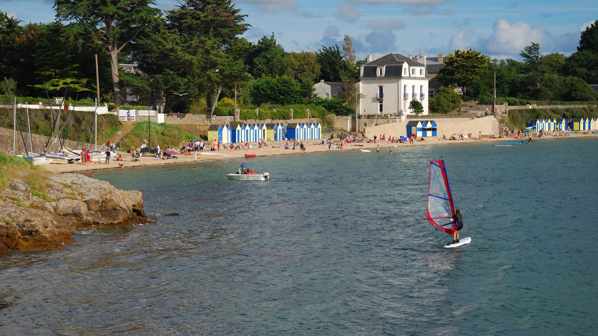 La plage de Île-aux-Moines