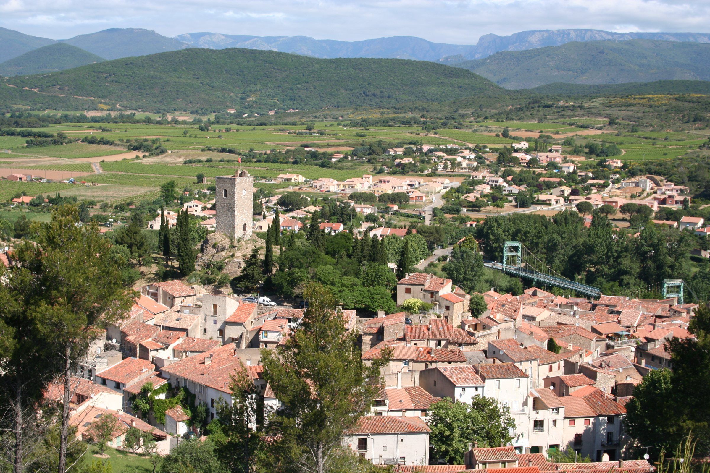 Vue de Cessenon-sur-Orb