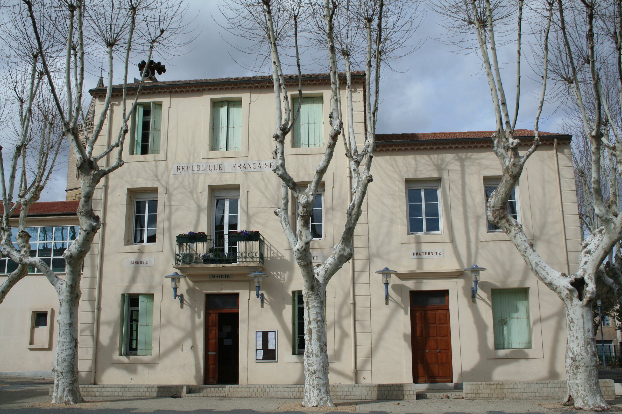La mairie de Saint-Thibéry