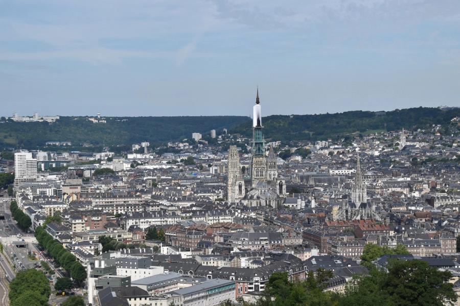 Vue de Rouen