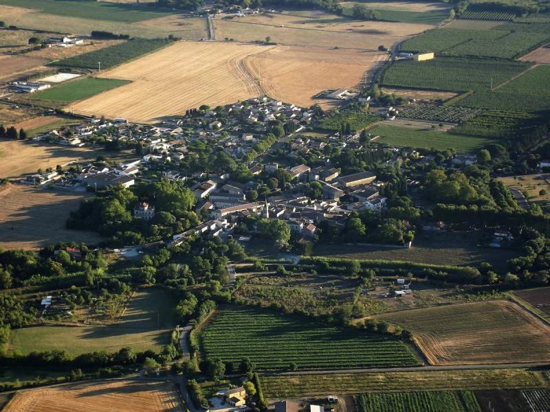 Vue de Saint-Nazaire-de-Pézan
