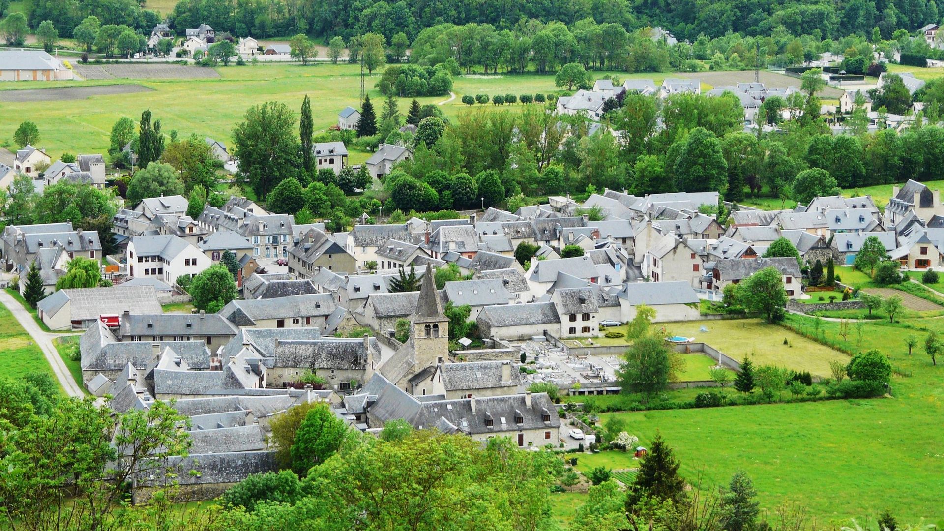 Vue de Vielle-Aure