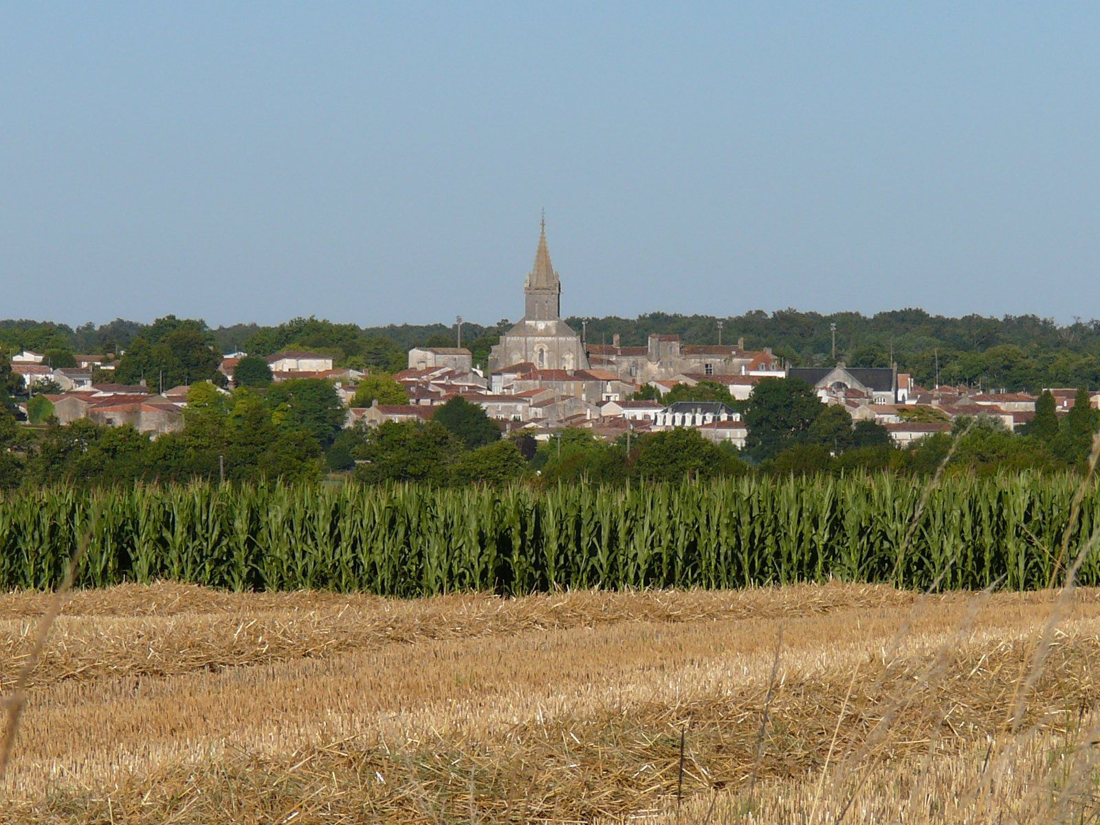 Vue de Pont-l'Abbé-d'Arnoult