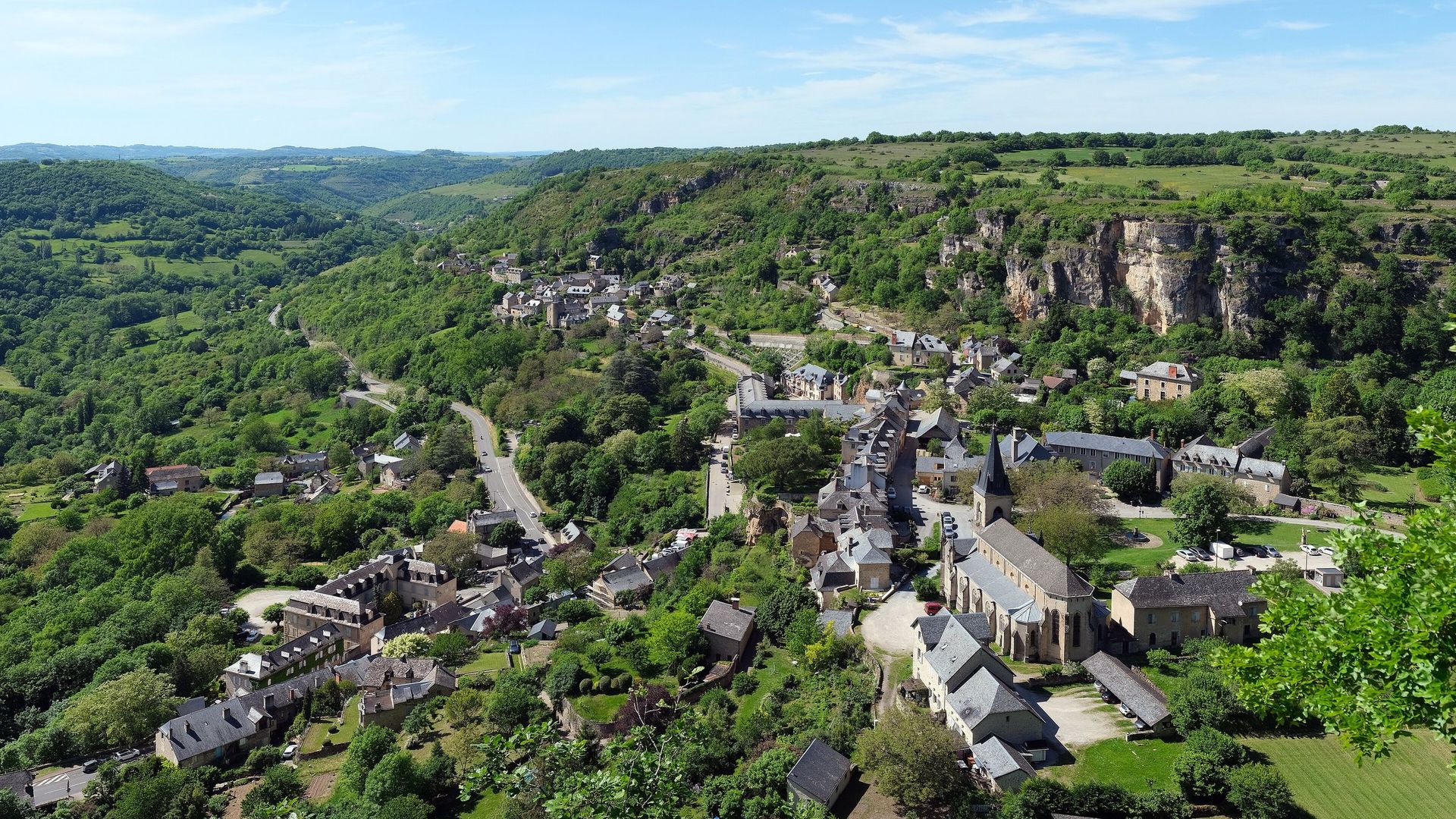 Vue de Salles-la-Source