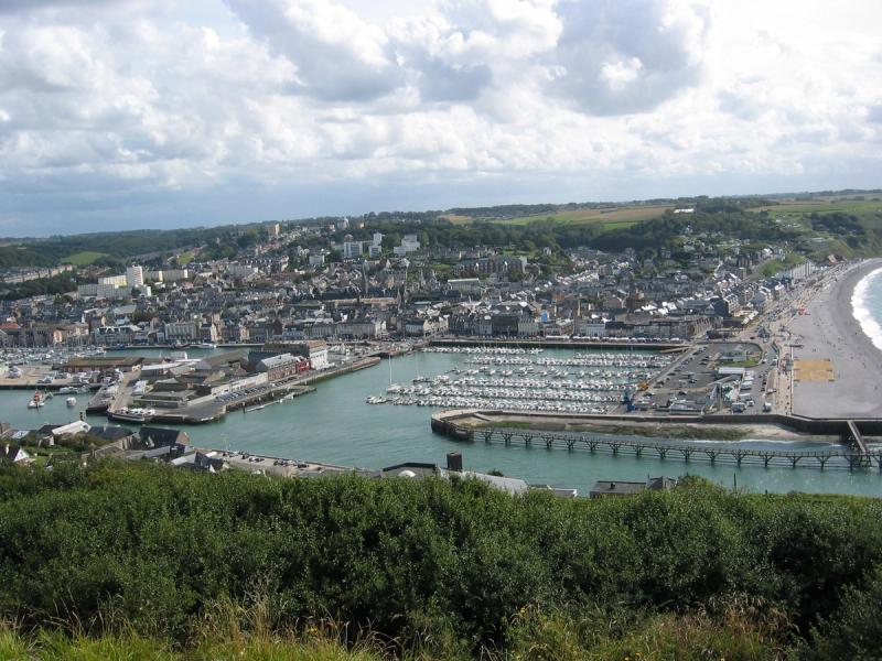 Vue de Fécamp