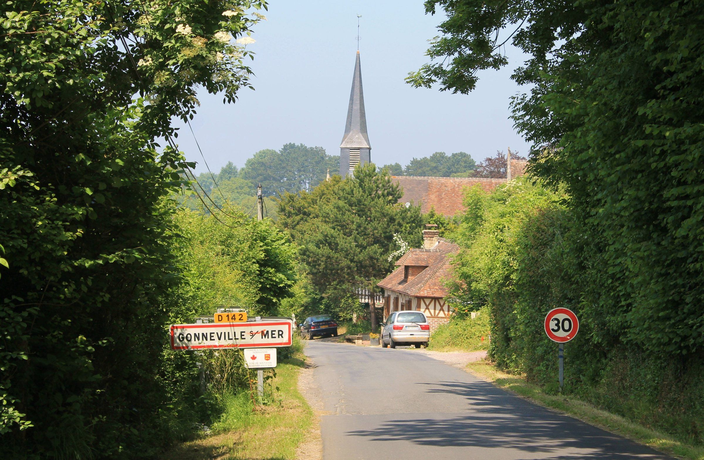 Vue de Gonneville-sur-Mer