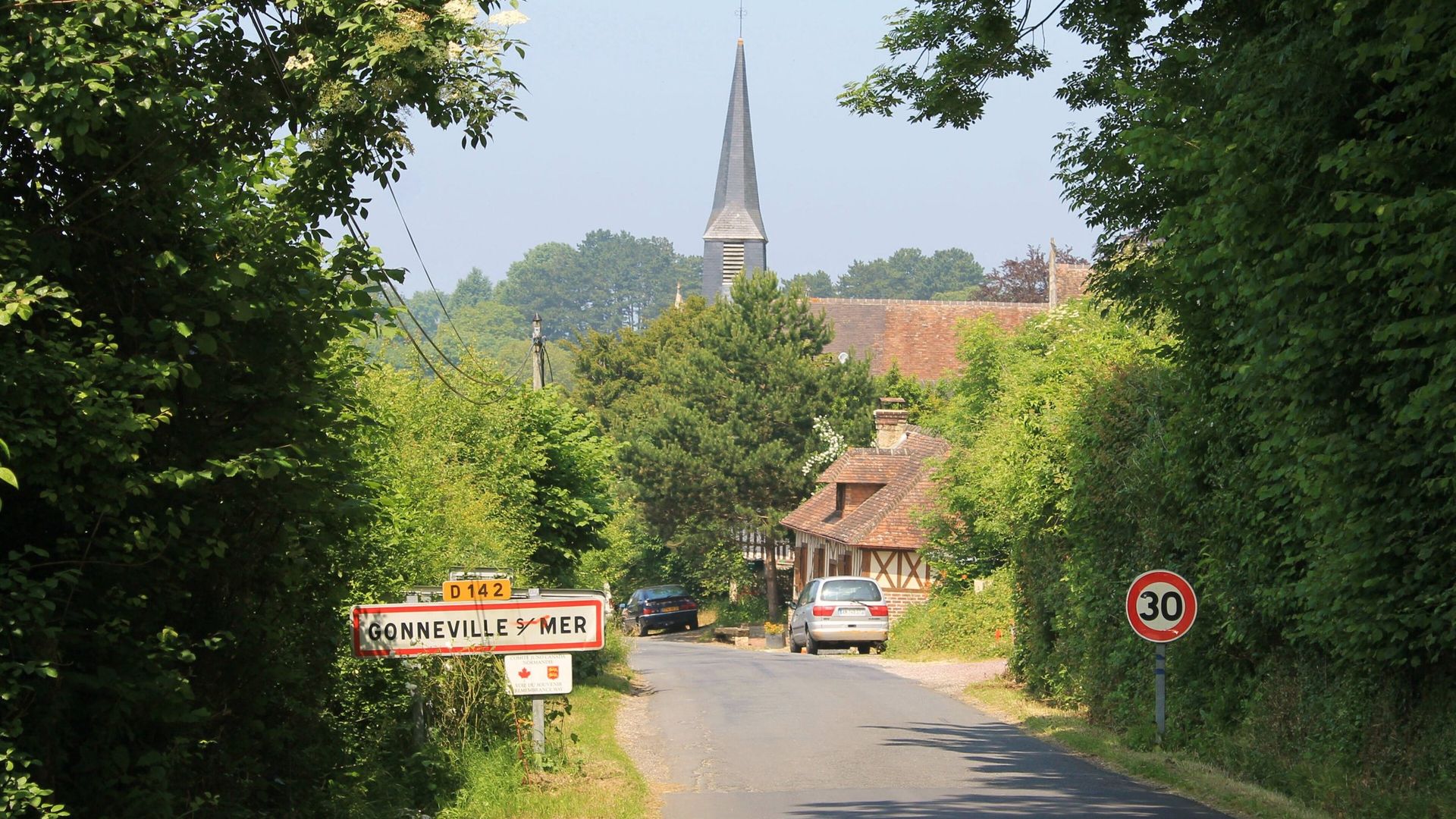 Vue de Gonneville-sur-Mer