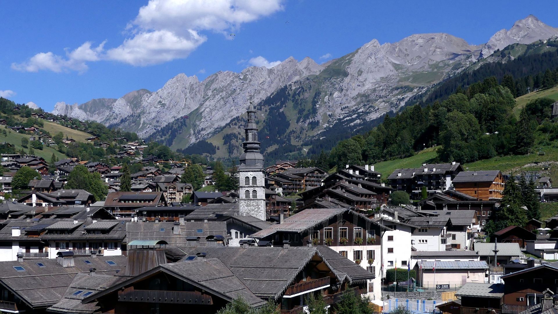 Vue de La Clusaz