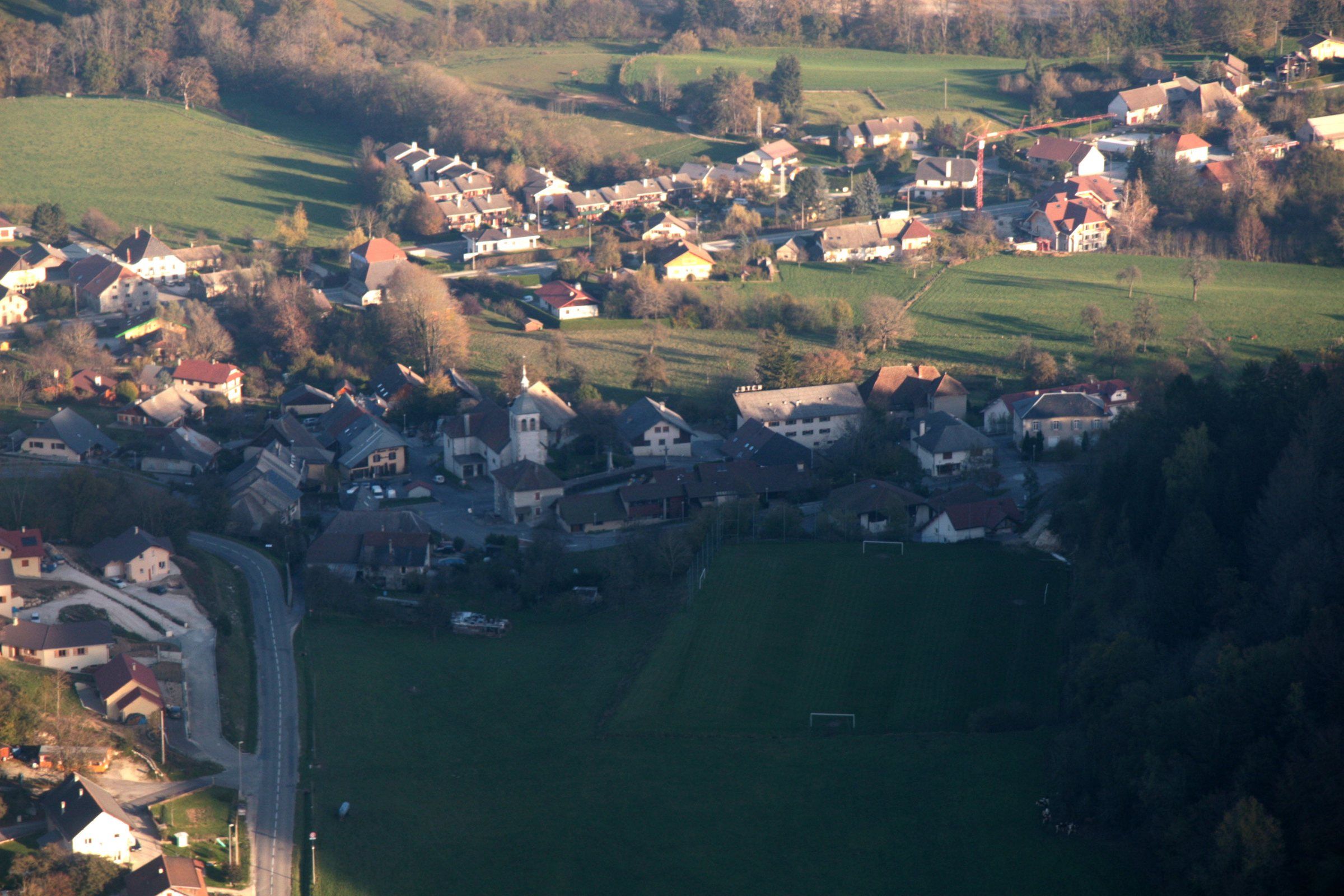 Vue d’Allonzier-la-Caille