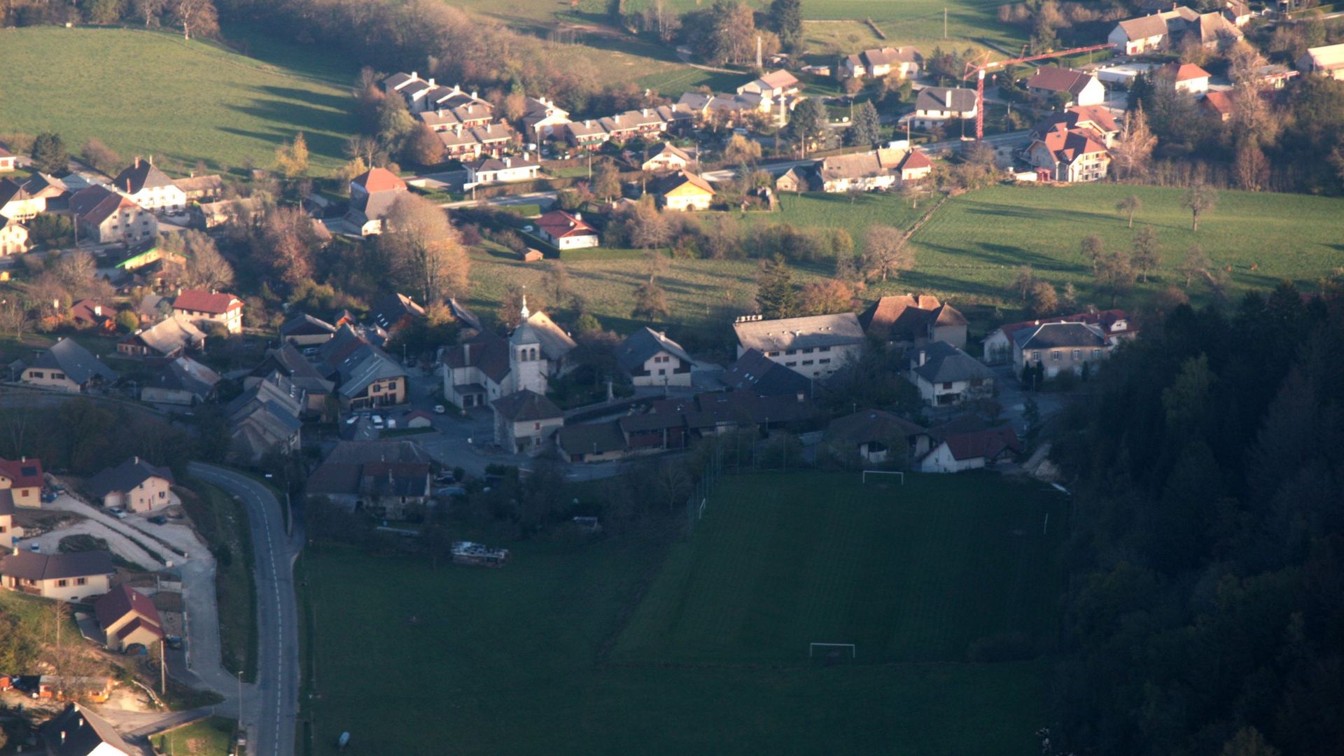 Vue d’Allonzier-la-Caille