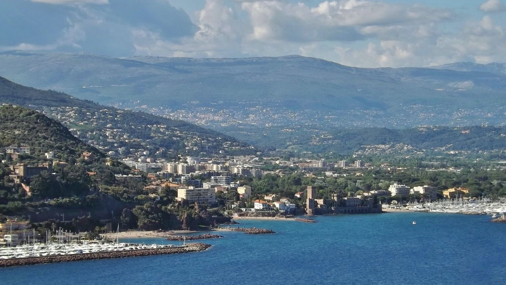 Vue de Mandelieu-la-Napoule