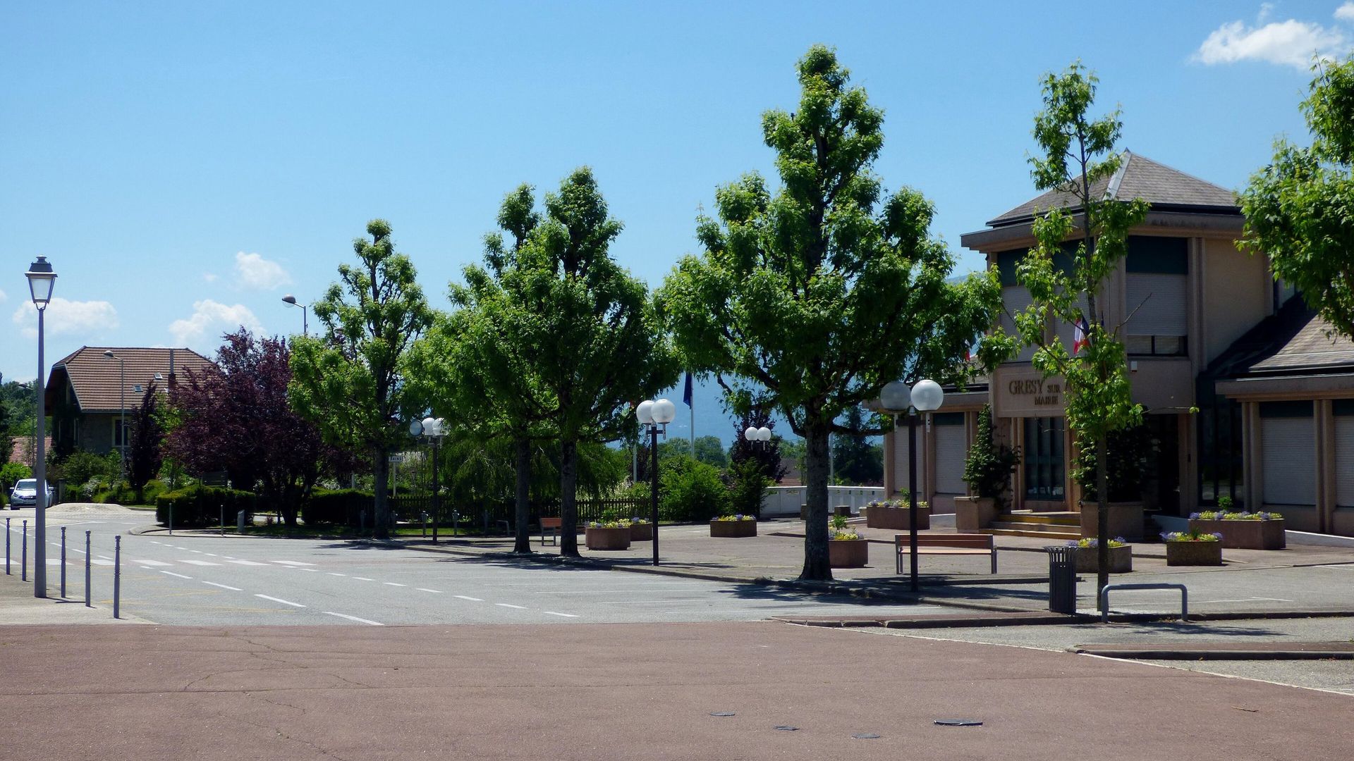 La mairie de Grésy-sur-Aix