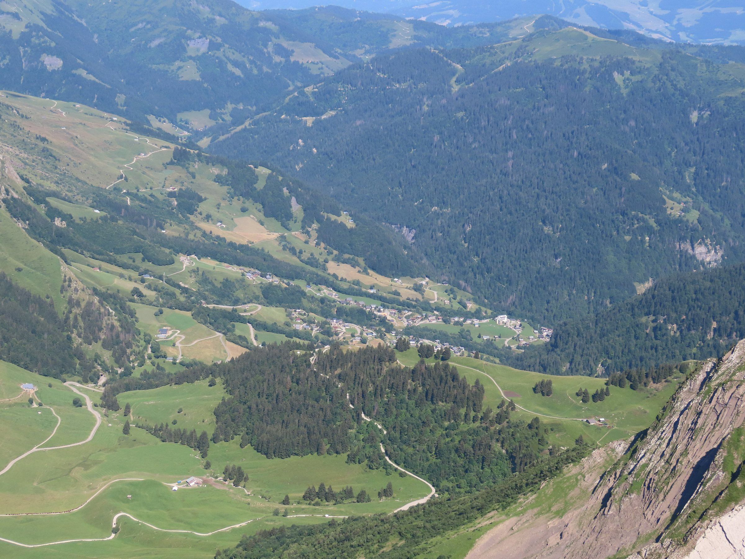 Vue de La Giettaz