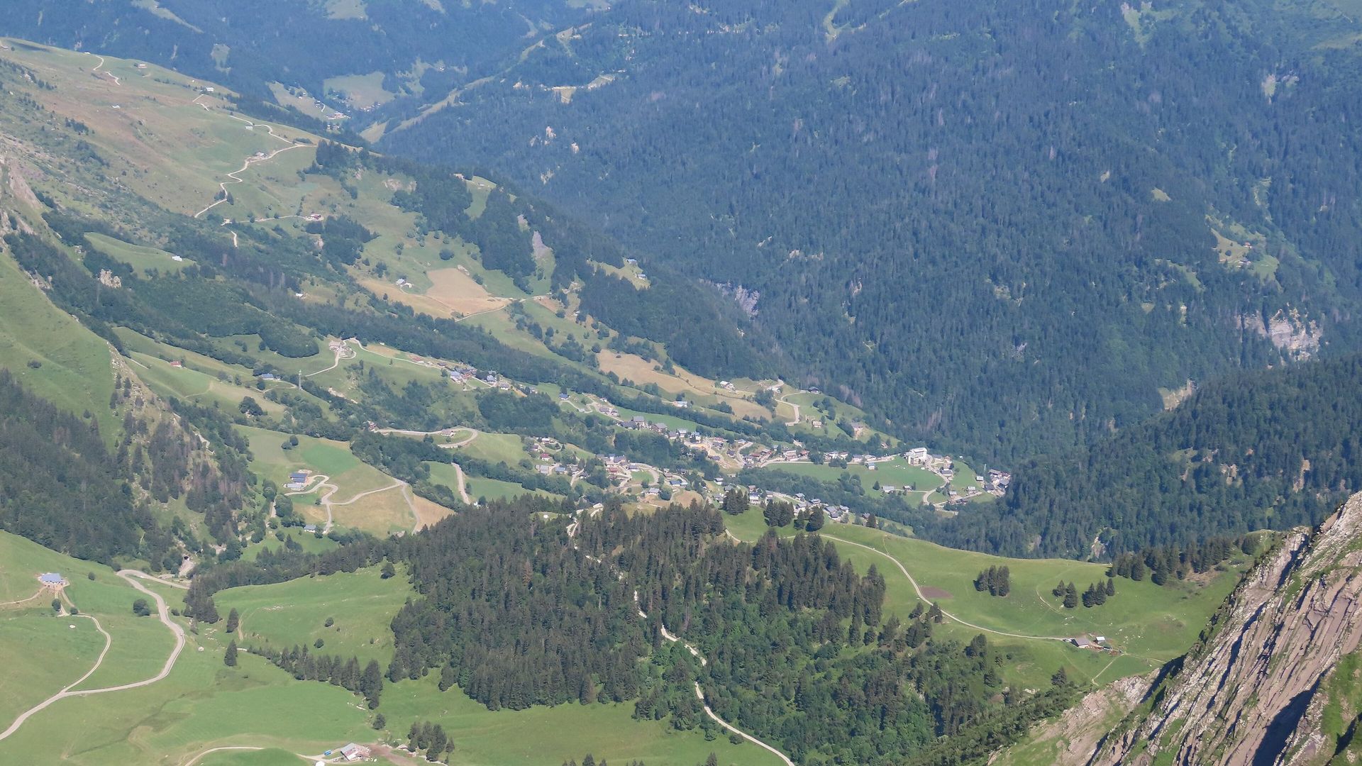Vue de La Giettaz