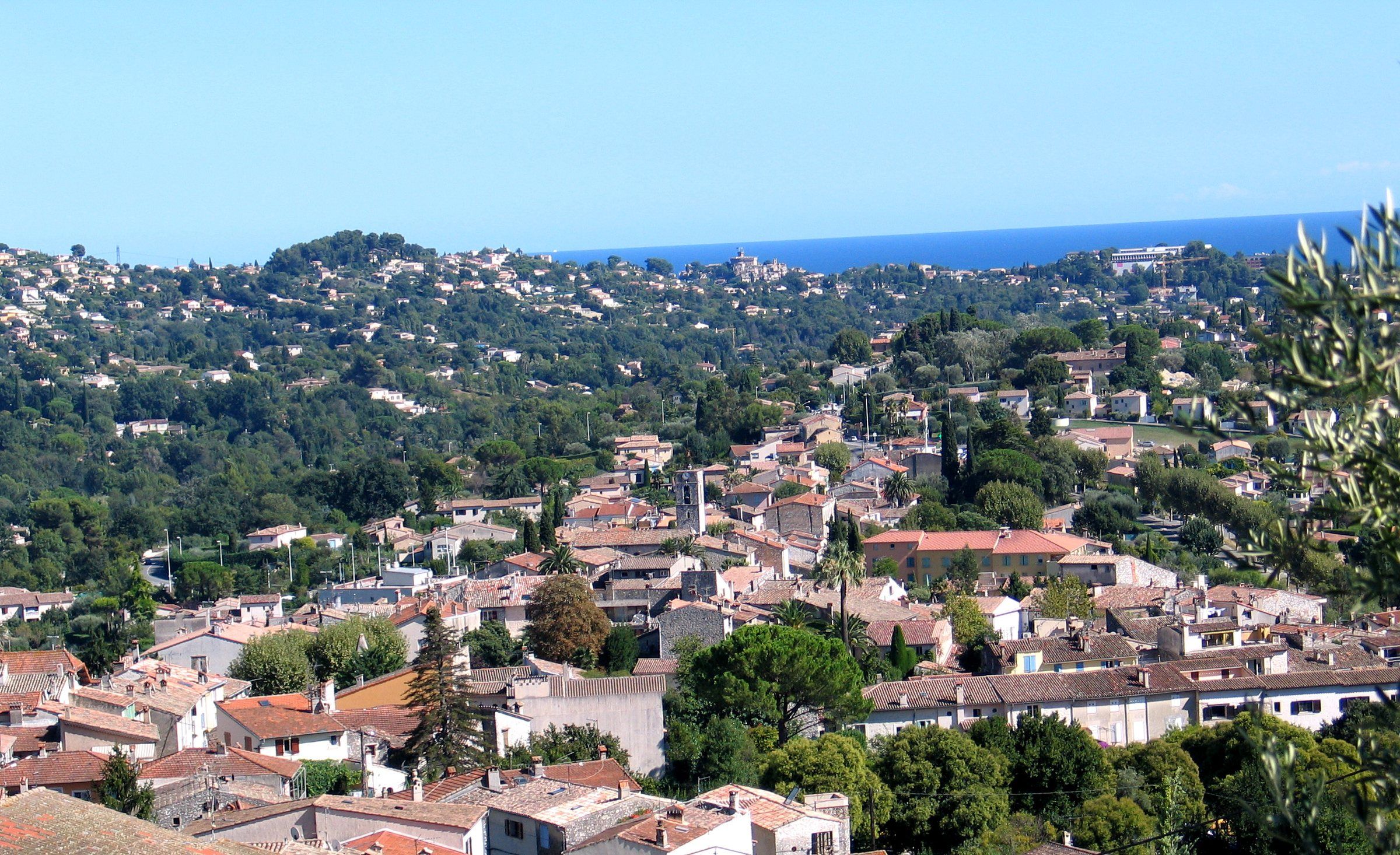 Vue de La Colle-sur-Loup