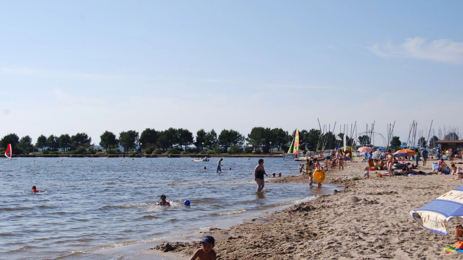 La plage de Hourtin