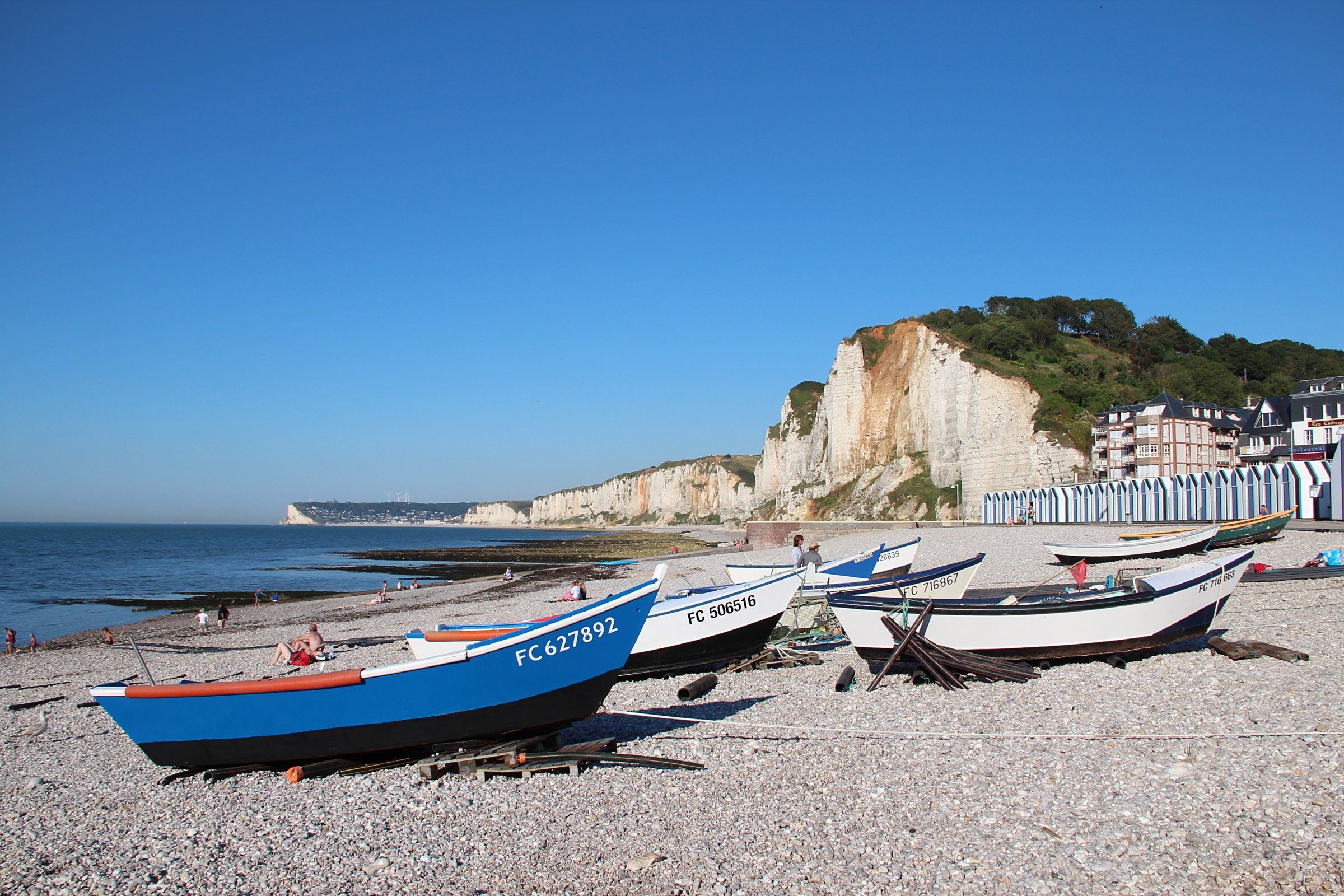 La plage d’Yport