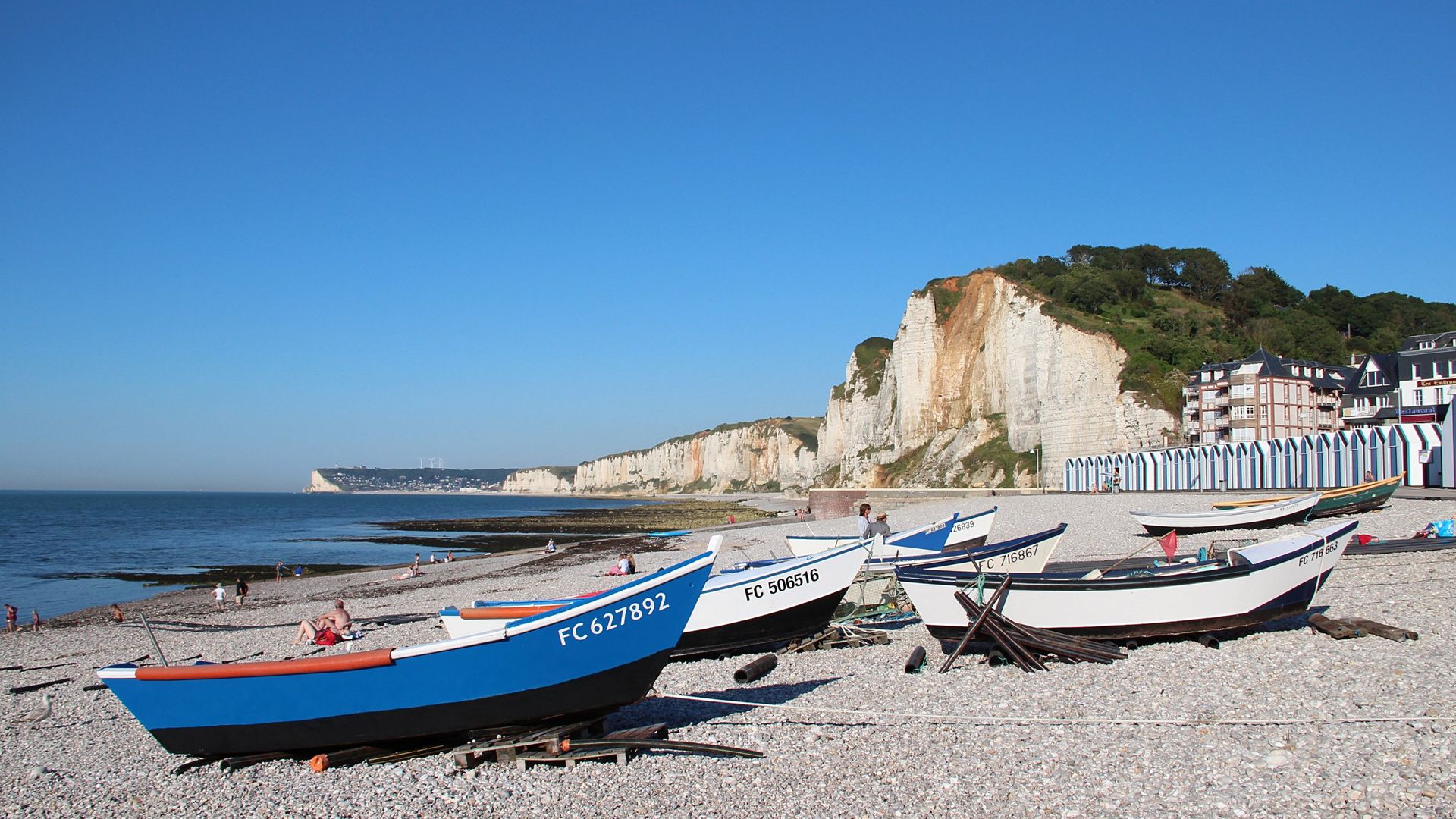 La plage d’Yport