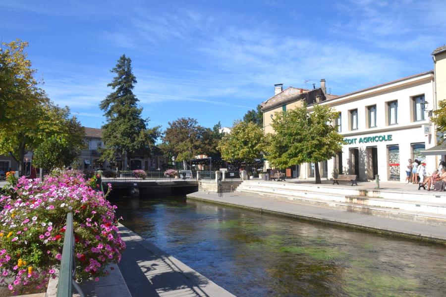Vue de L'Isle-sur-la-Sorgue