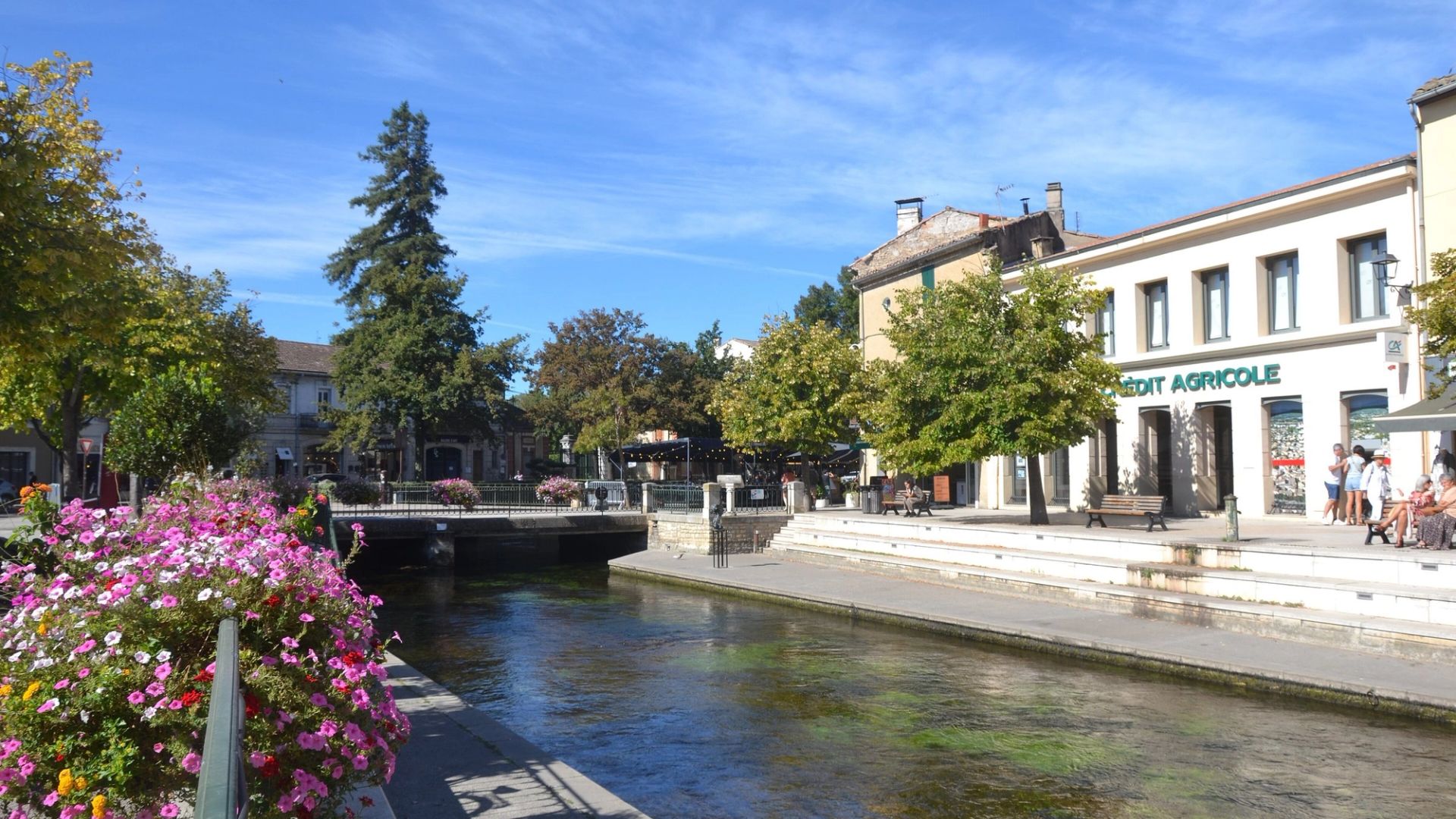 Vue de L'Isle-sur-la-Sorgue