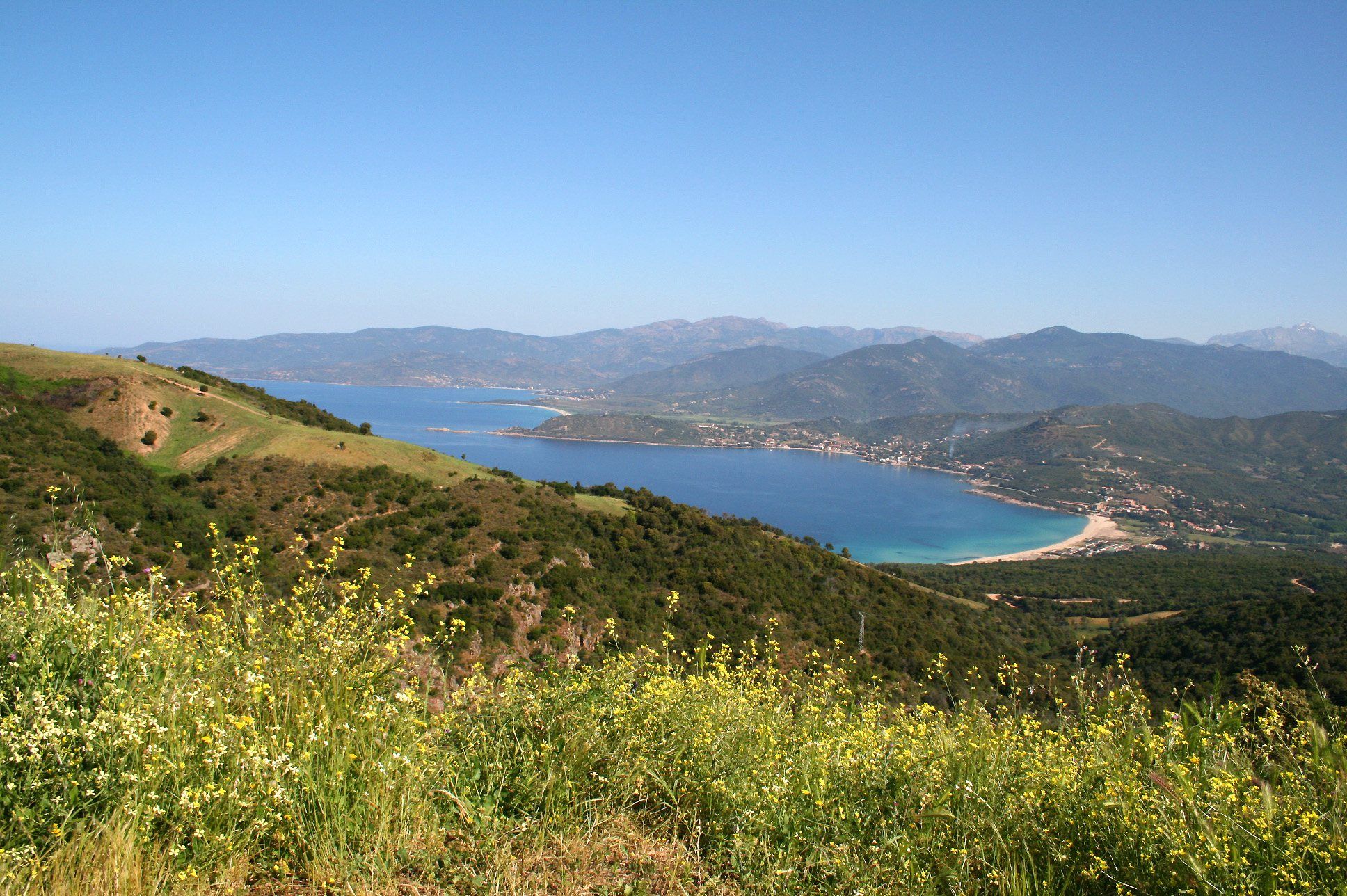 Vue de Calcatoggio