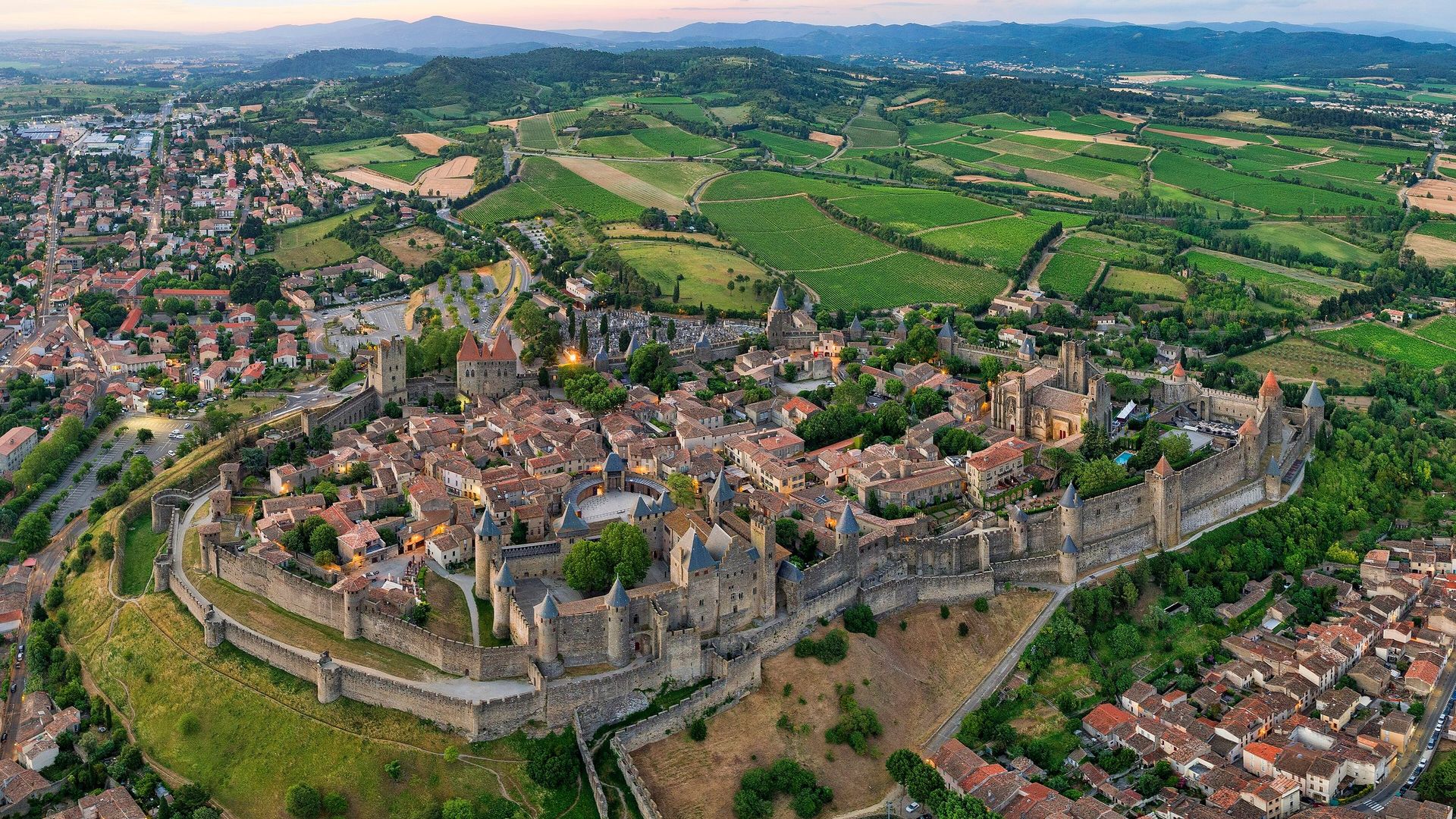 Vue de Carcassonne