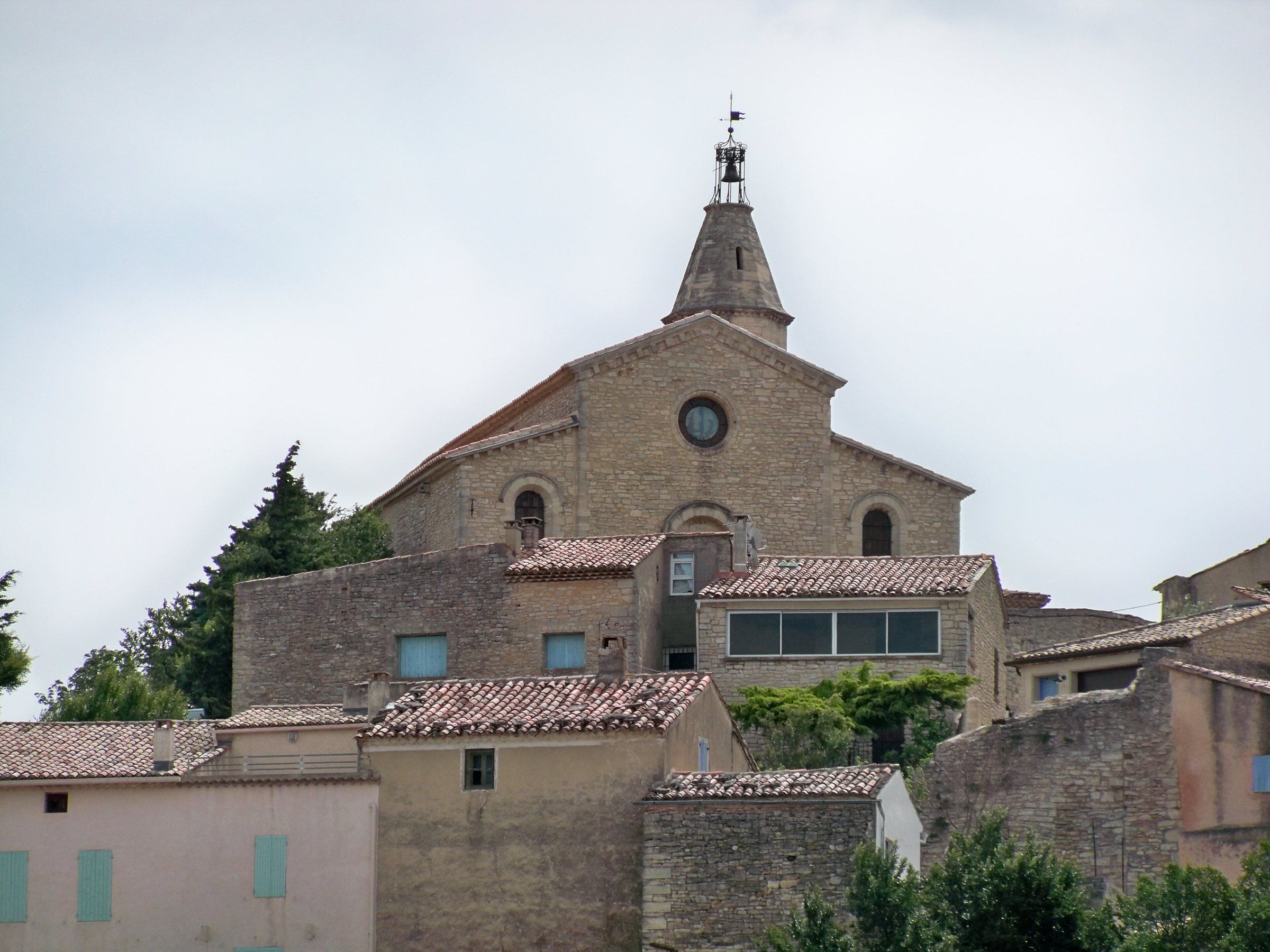 L’église de Crillon-le-Brave