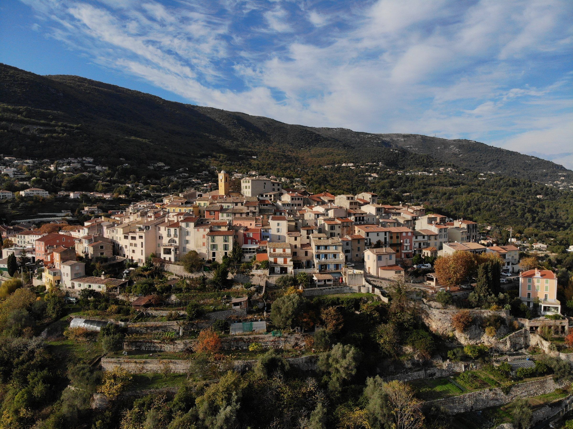 Vue de Gattières