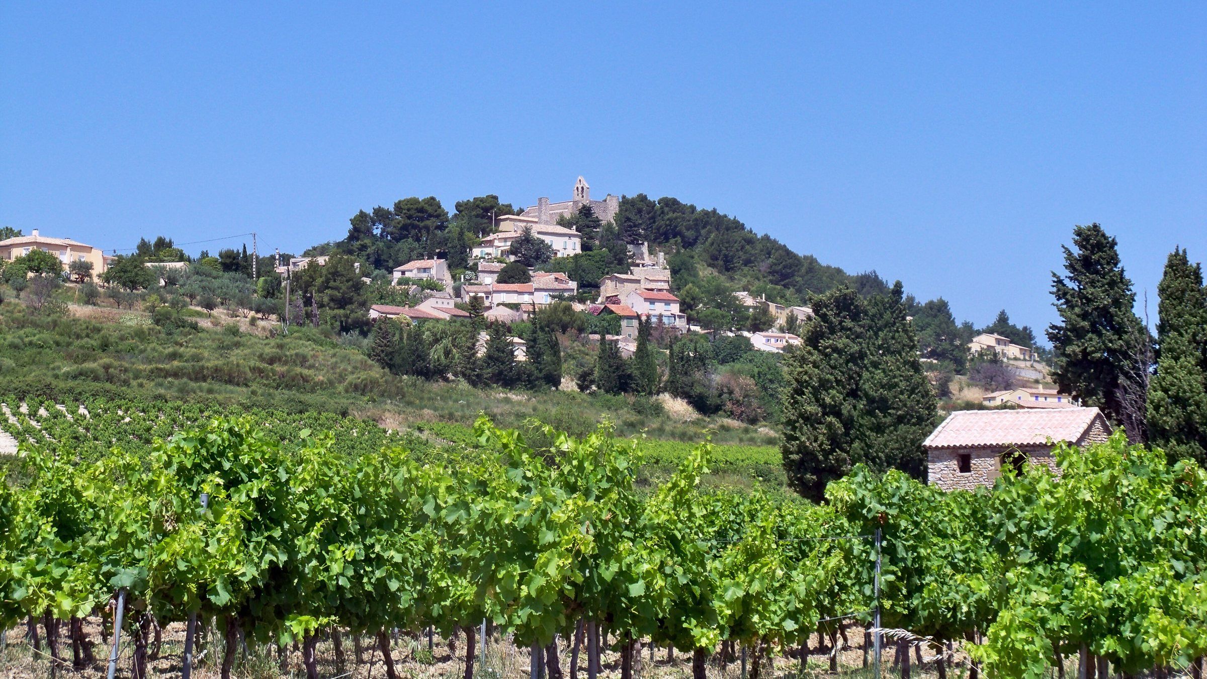 Vue de Rasteau