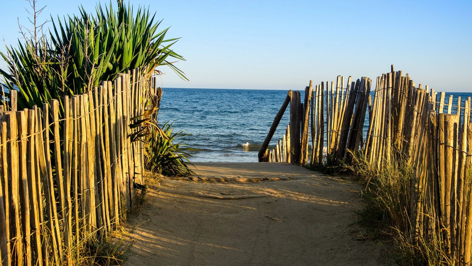 La plage de Portiragnes