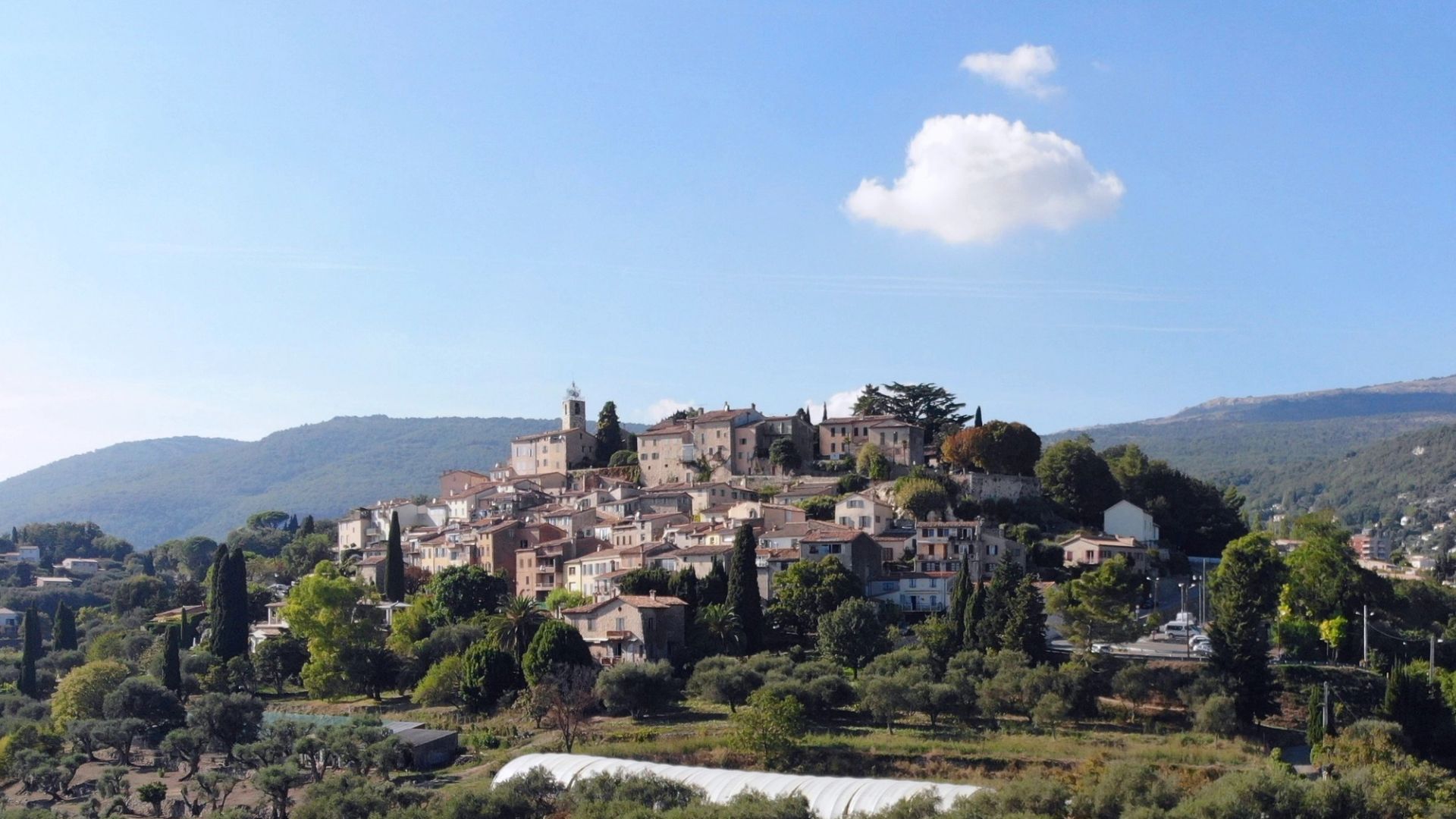Le château de Châteauneuf-Grasse