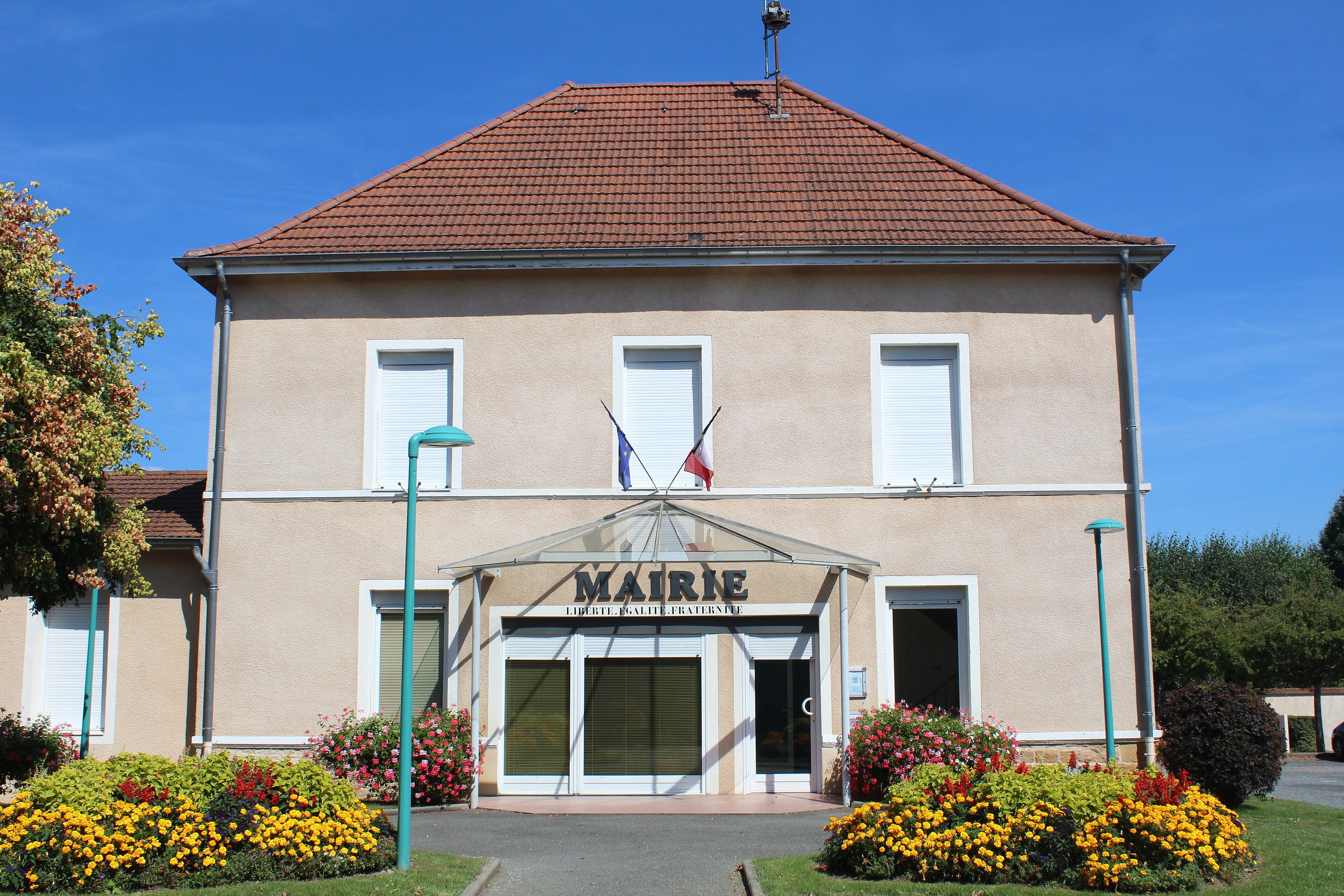 La mairie de L'Abergement-Clémenciat