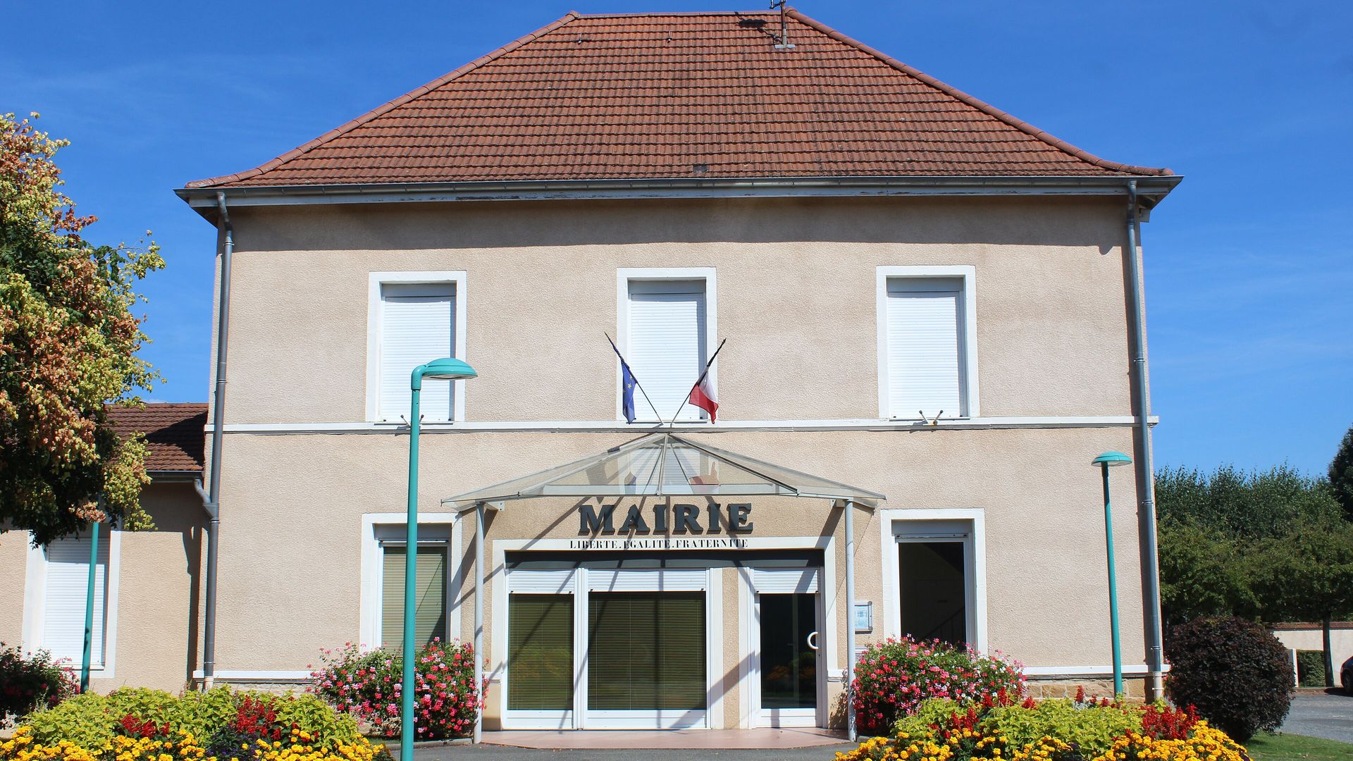 La mairie de L'Abergement-Clémenciat