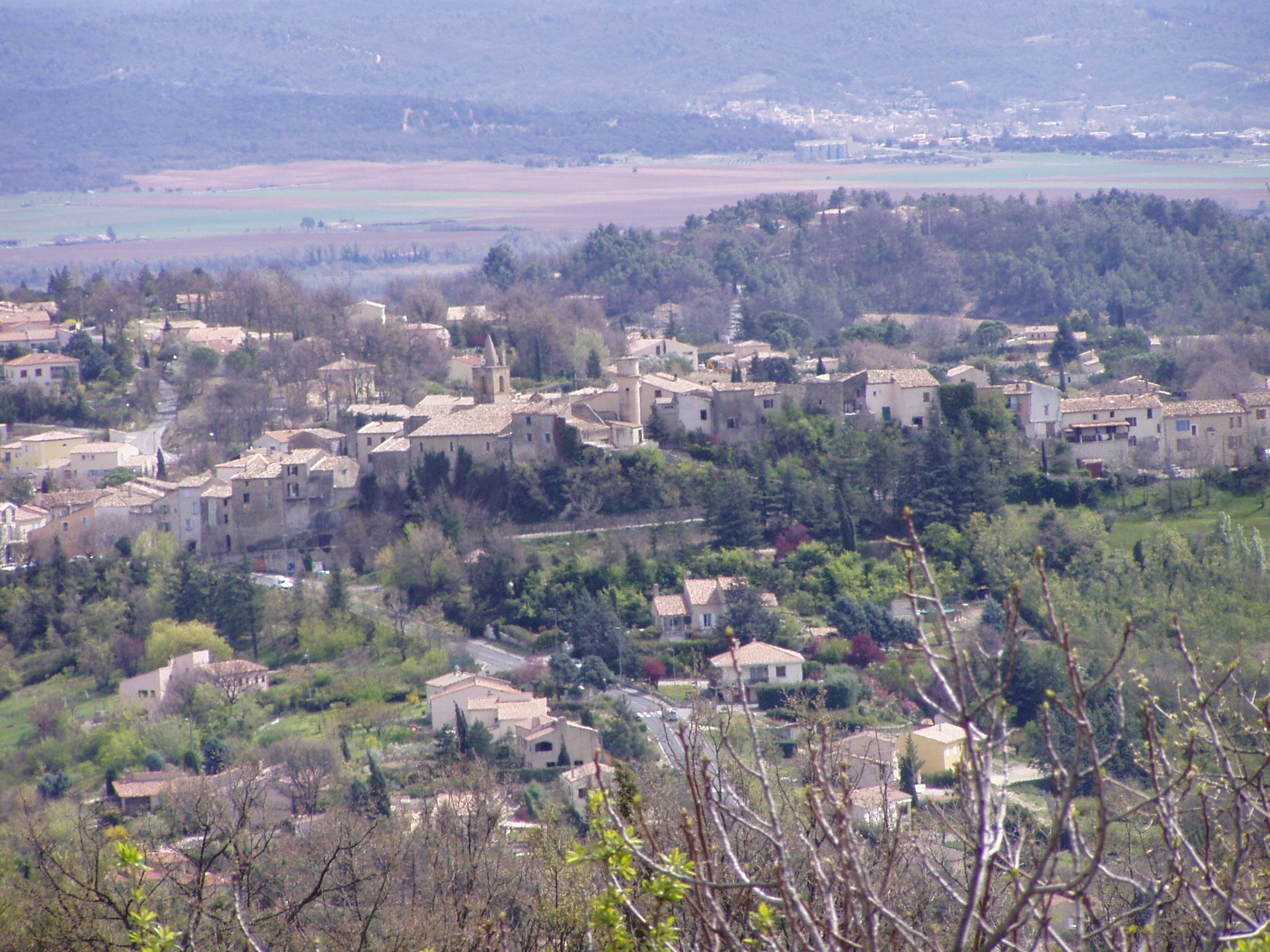 Vue de Pierrevert