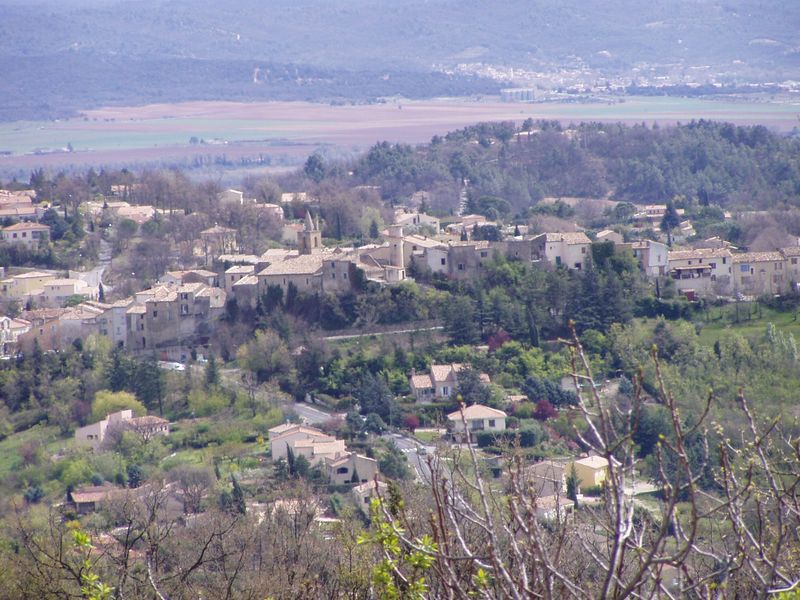 Vue de Pierrevert