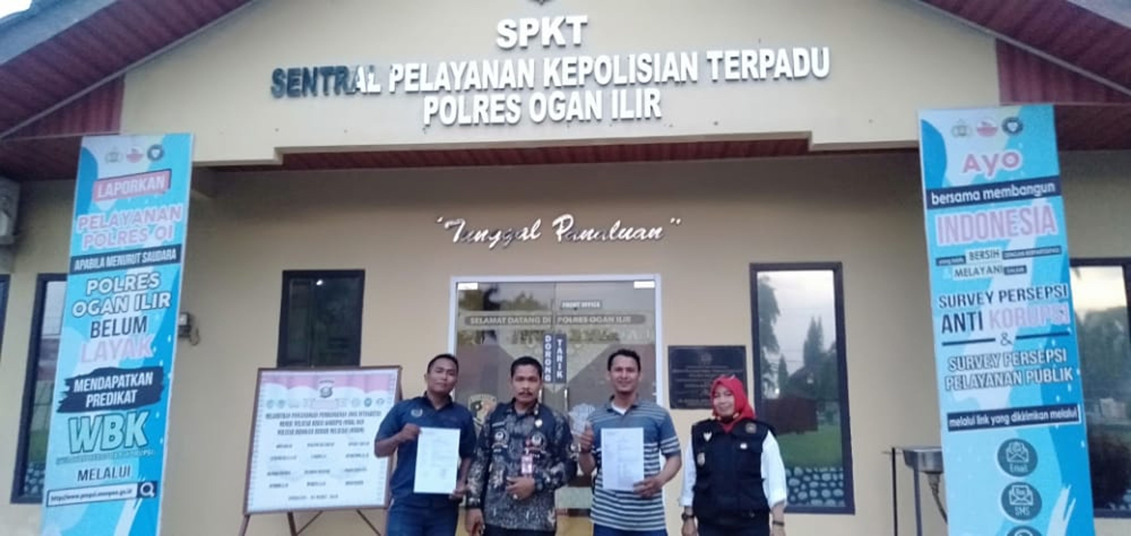 Suami Calon Kades Arogan dilaporkan ke Polisi