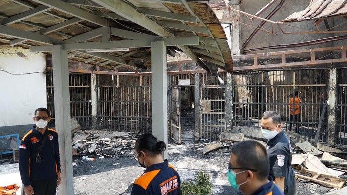 3 Petugas Menjadi Tersangka Kebakaran Lapas Tangerang
