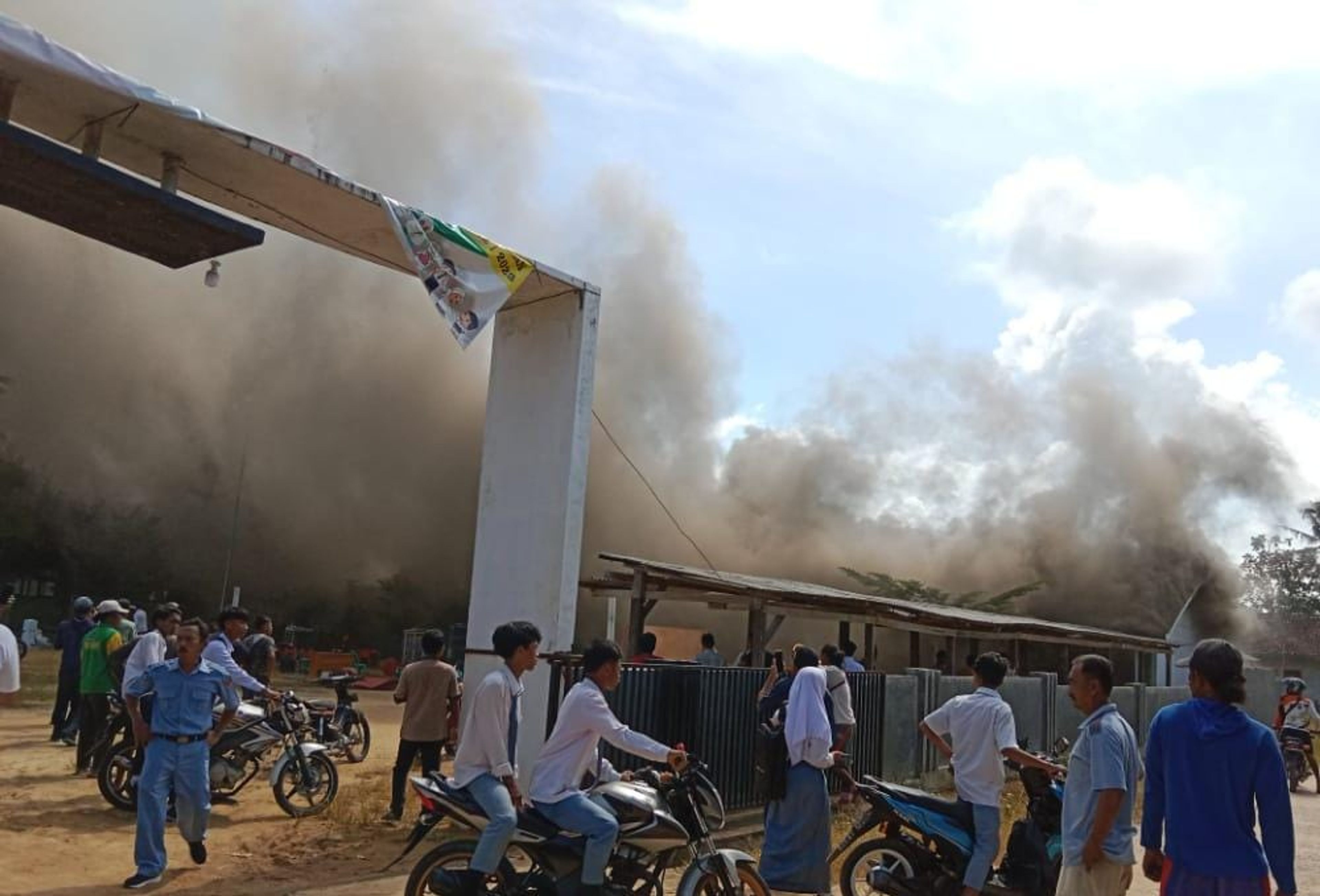 YPI Al-falah Mesuji Hangus Terbakar