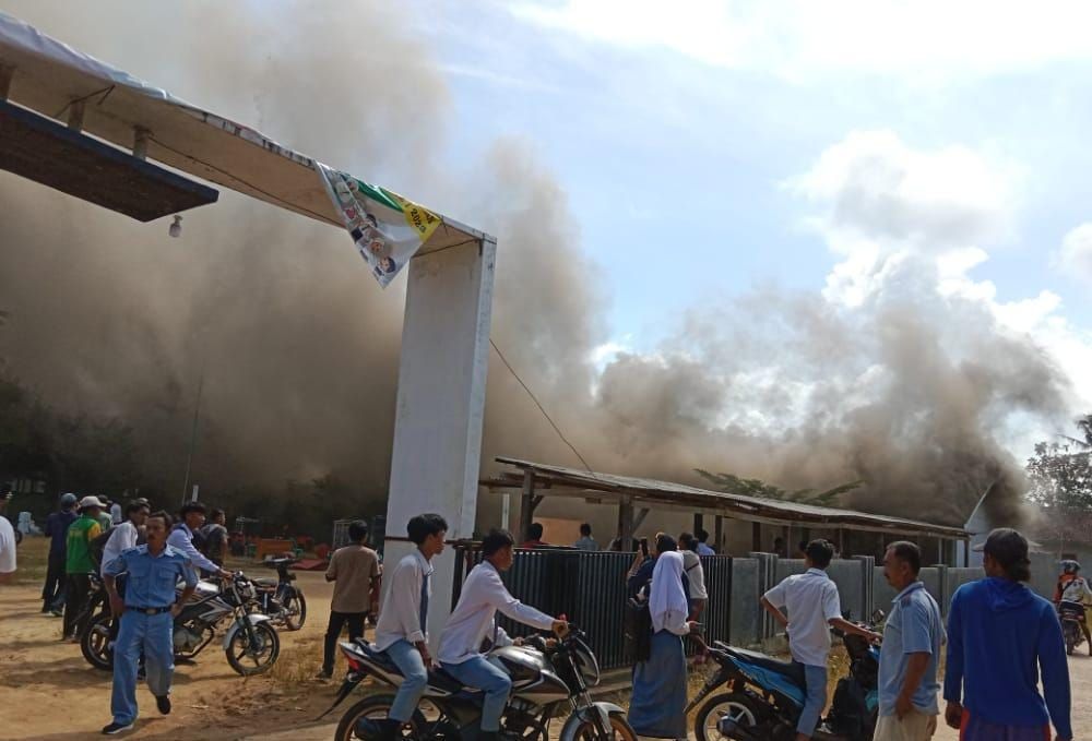 YPI Al-falah Mesuji Hangus Terbakar
