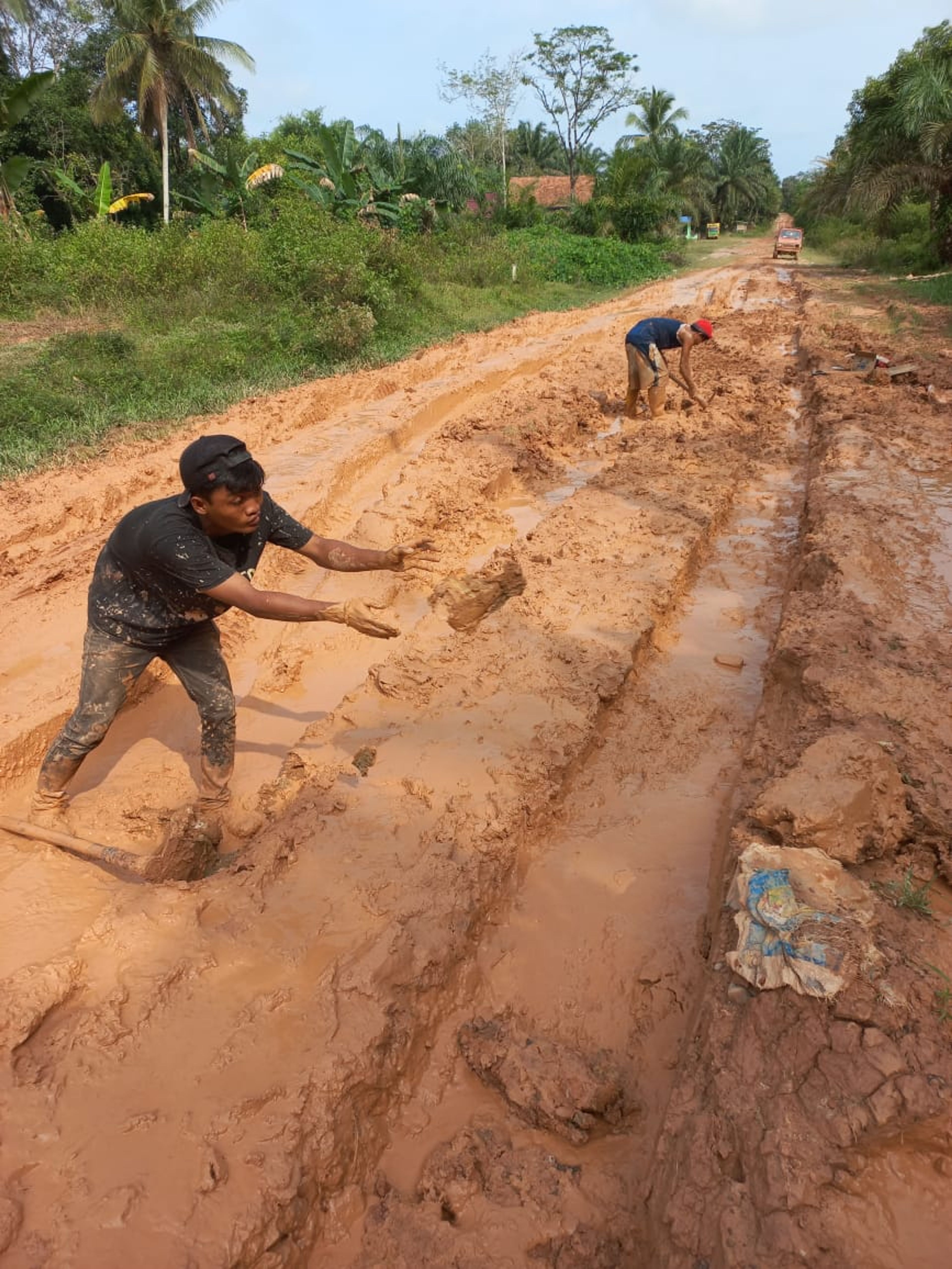 JALAN UNTUK KERBAU ATAU MANUSIA ?, TUNGKAL ILIR BANYUASIN