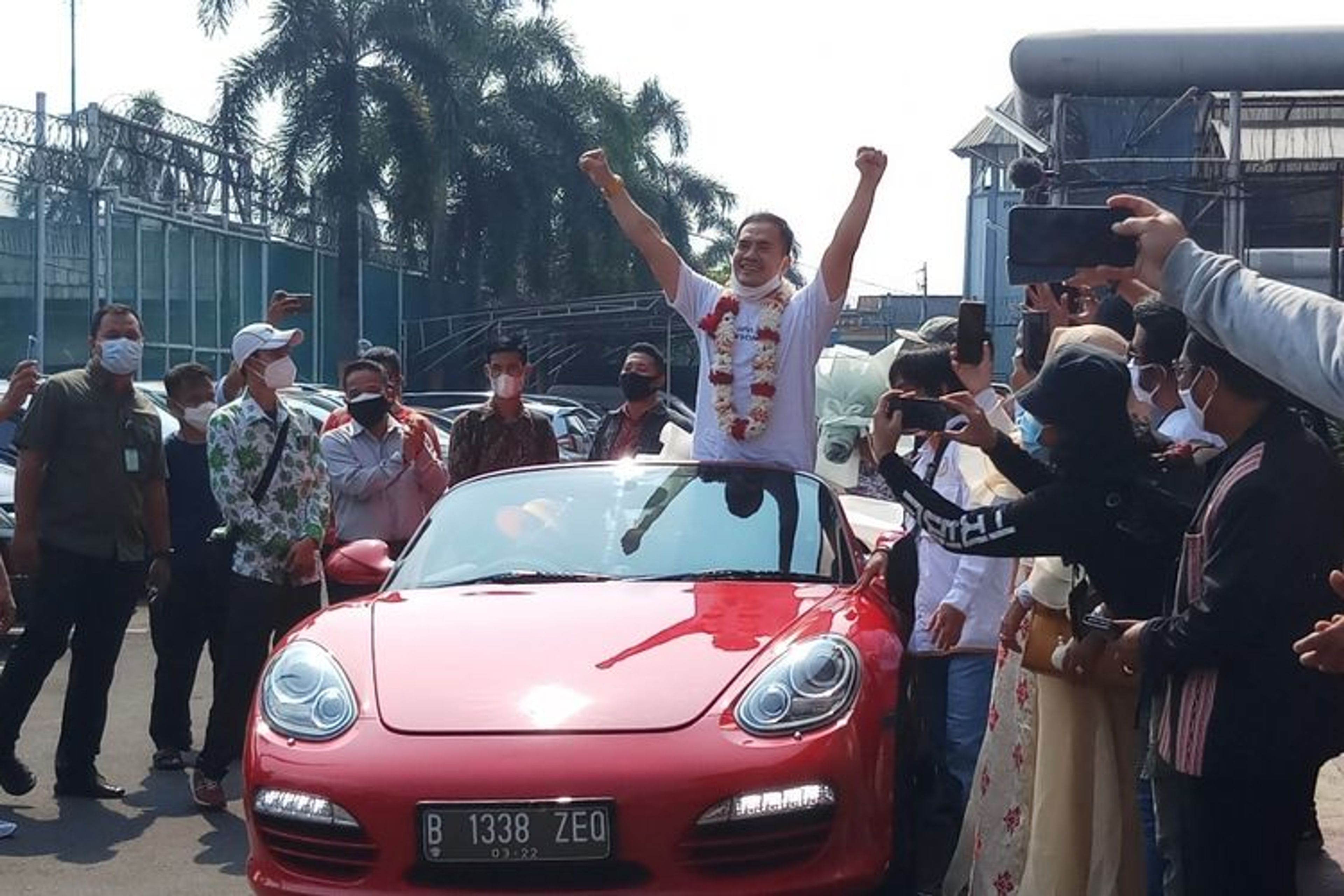 Saipul Jamil Bebas Disambut Bagaikan Pahlawan Menang Perang