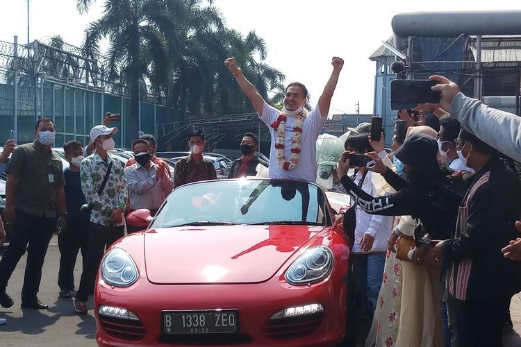 Saipul Jamil Bebas Disambut Bagaikan Pahlawan Menang Perang