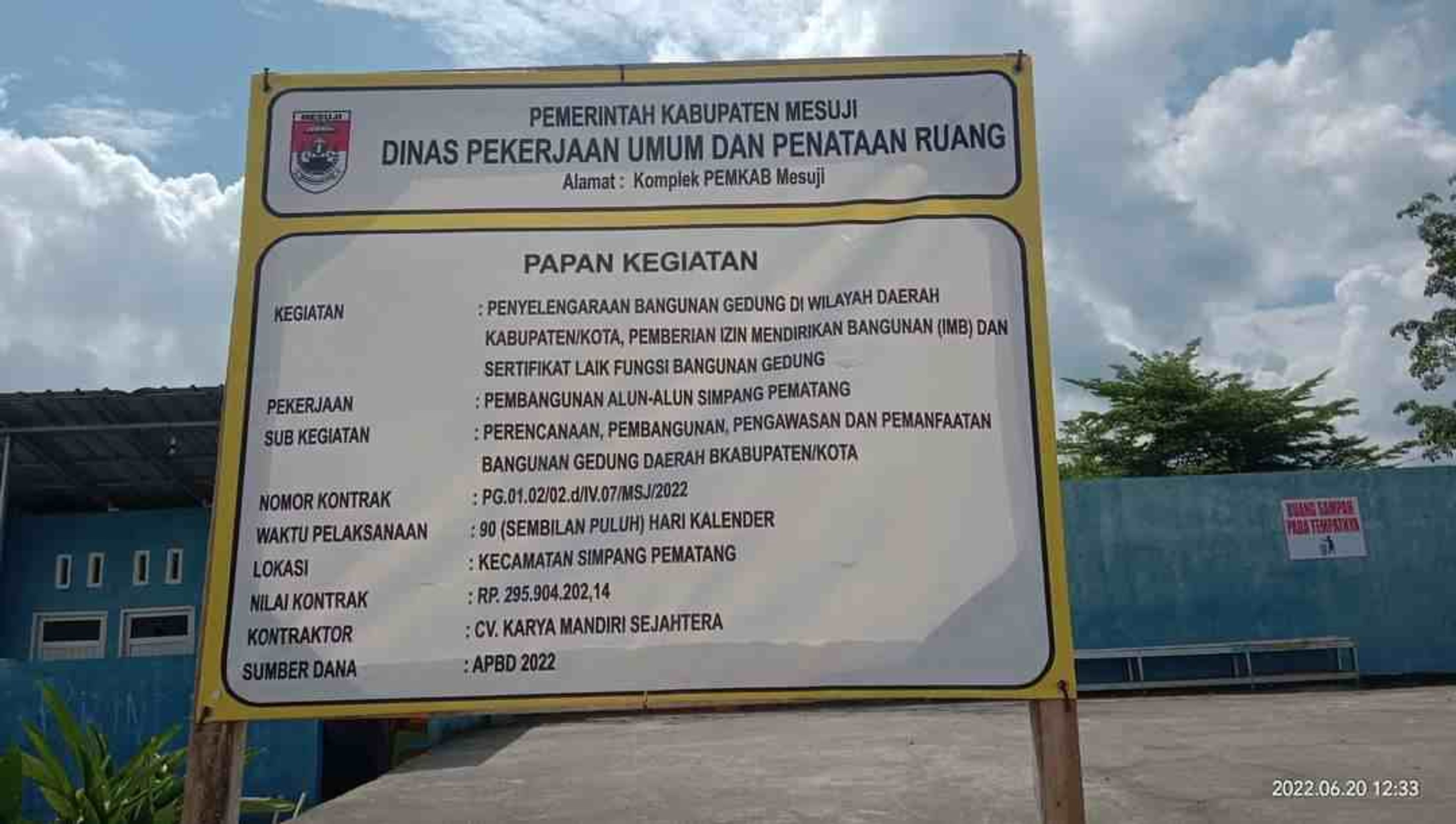 Joging Track Alun-alun Simpang Pematang Mesuji mendapat sorotan