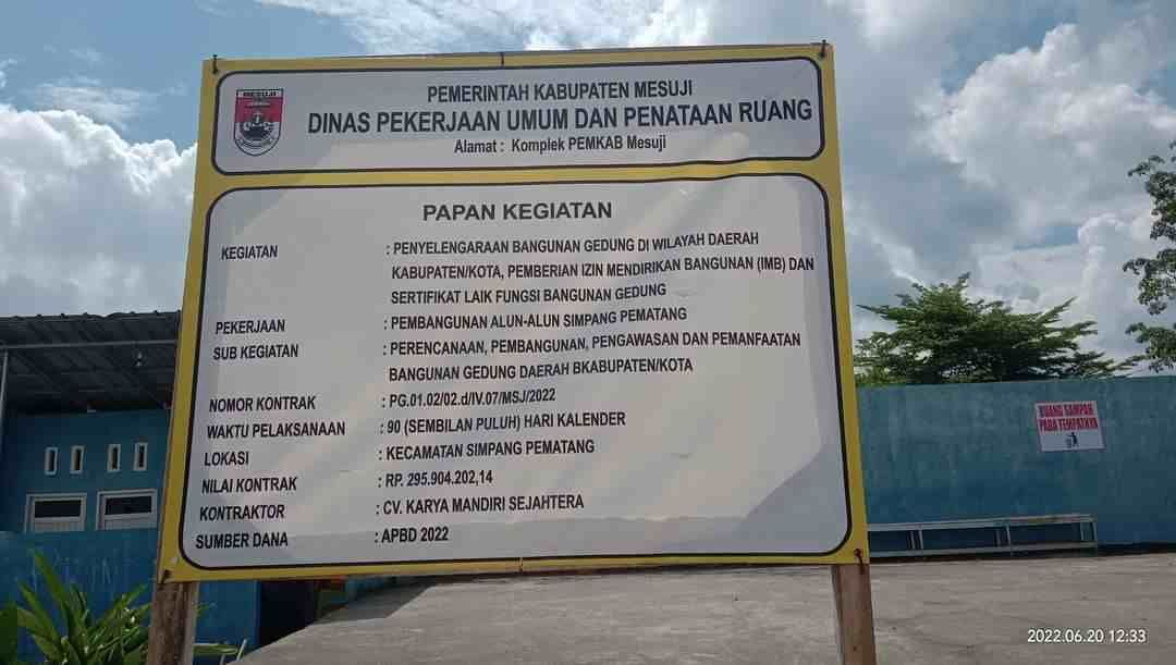 Joging Track Alun-alun Simpang Pematang Mesuji mendapat sorotan