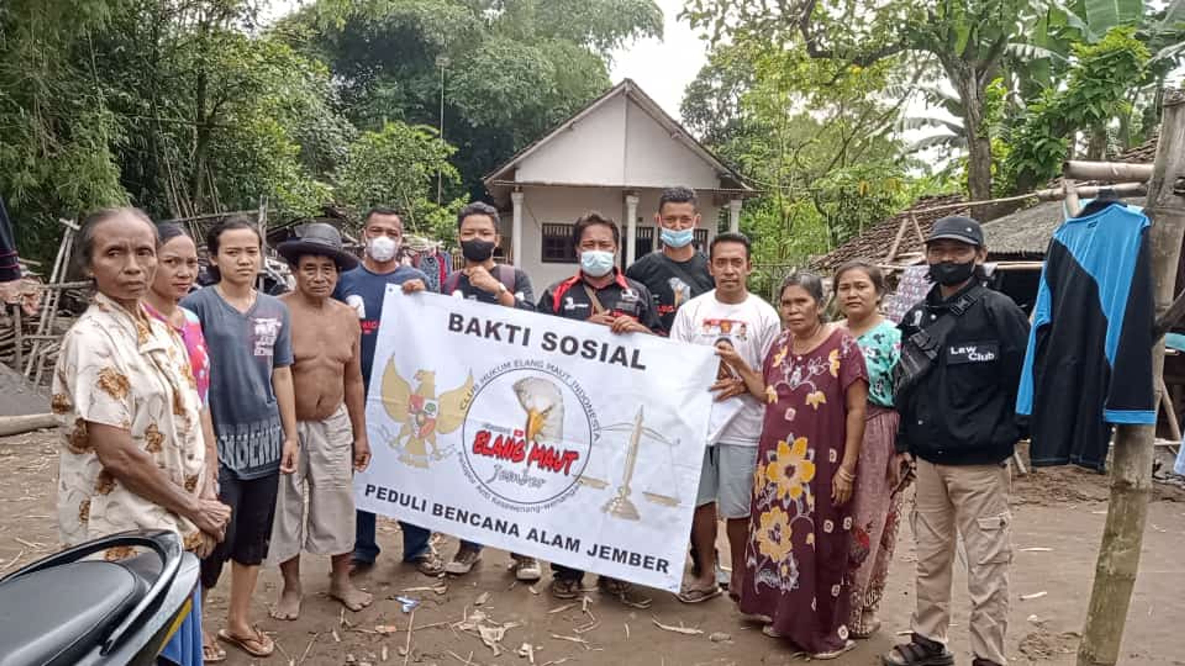 ELANG MAUT KEMBALI, BAKSOS KORBAN BANJIR JEMBER