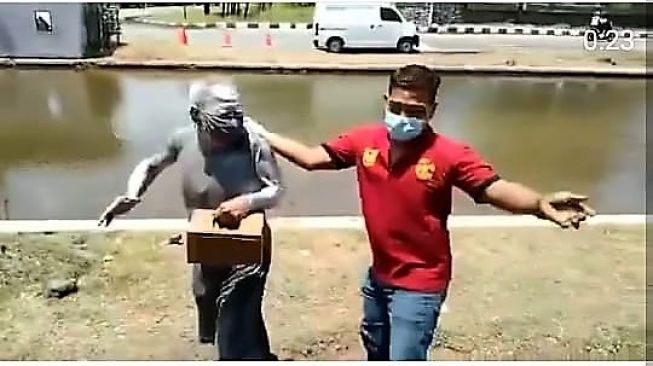 Mantan Polisi Manusia Silver, Ditangkap Pol-PP