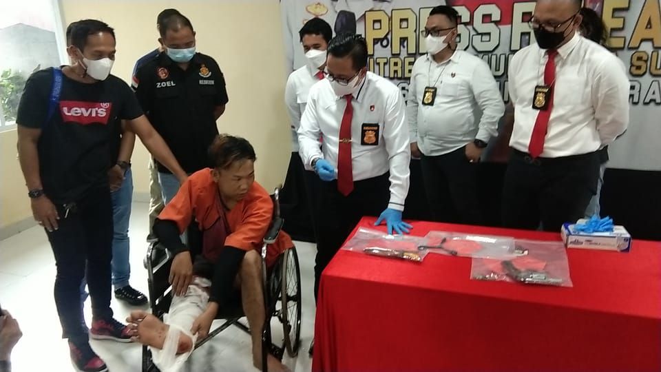 Polda Sumsel Tembak Mati Pelaku Begal Sadis