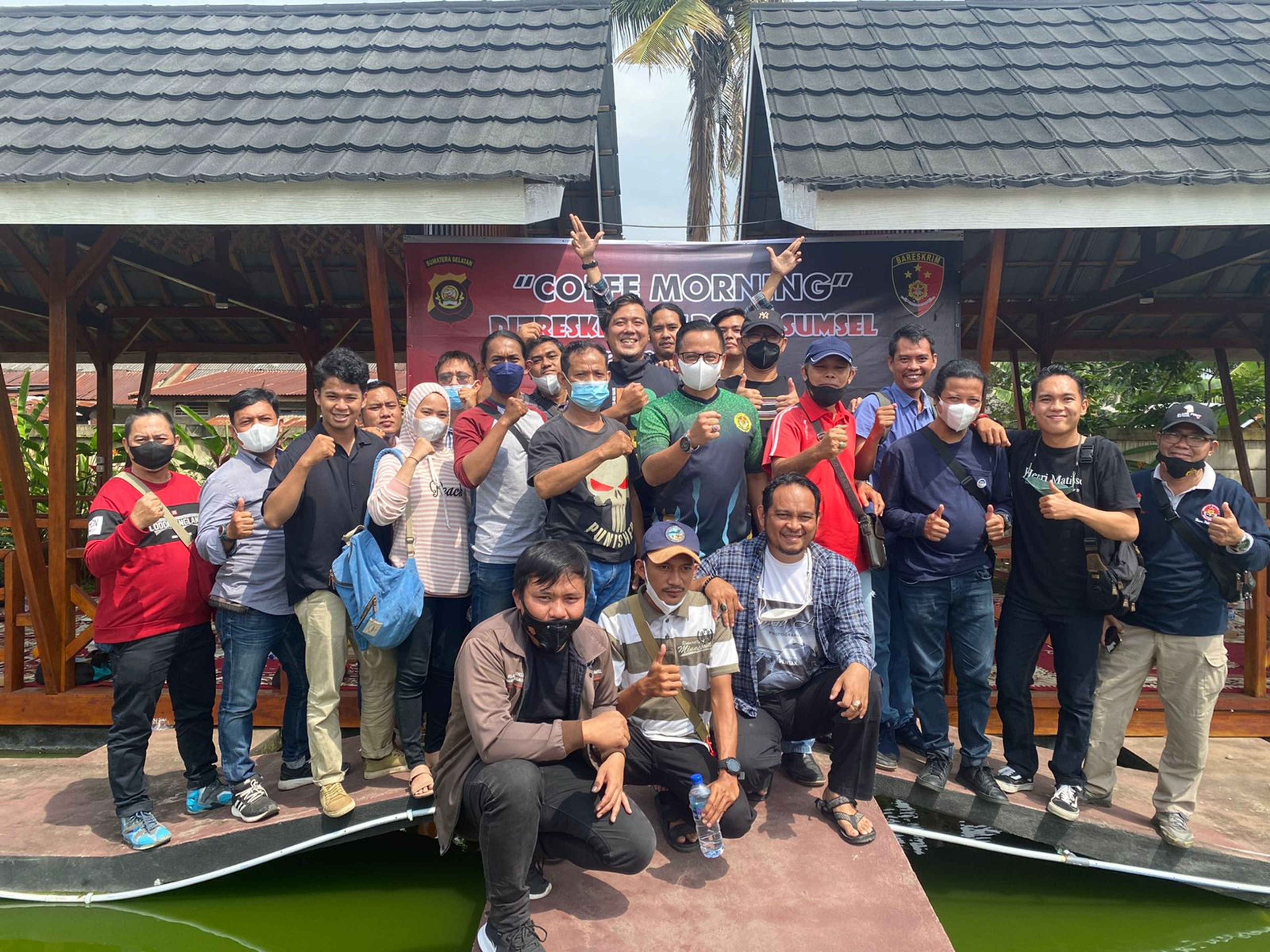 Dirreskrimum Polda Sumsel Coffee Morning Bersama Awak Media